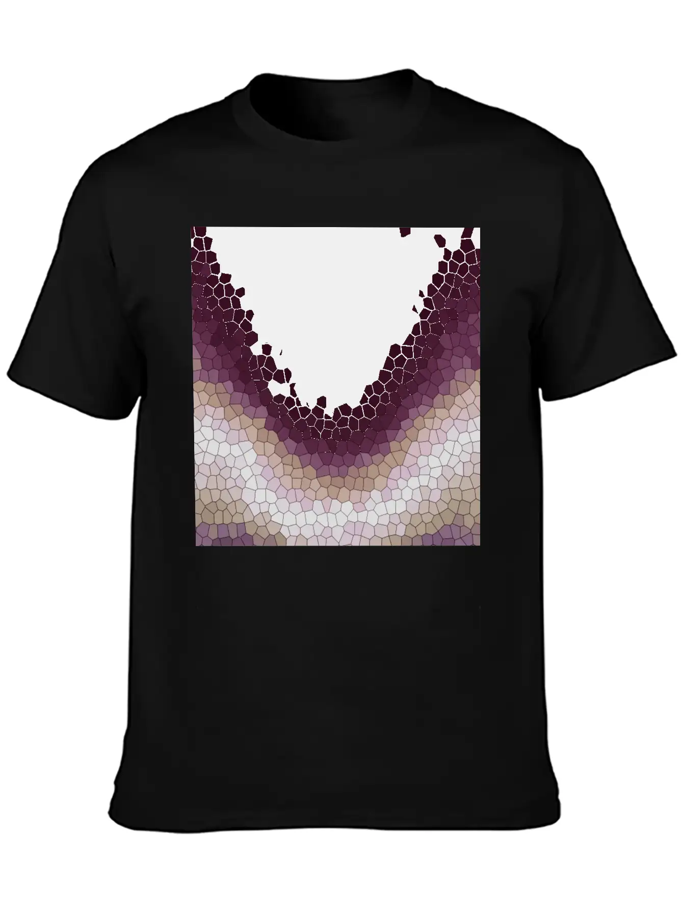 Mosaic Soft Cotton Short Sleeve Tee ¨C Unisex Wardrobe Staple