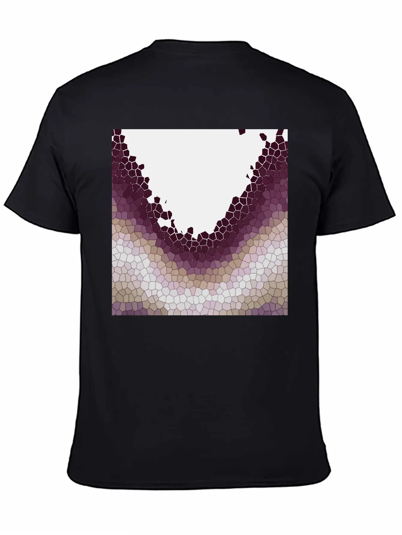 Mosaic Soft Cotton Short Sleeve Tee ¨C Unisex Wardrobe Staple