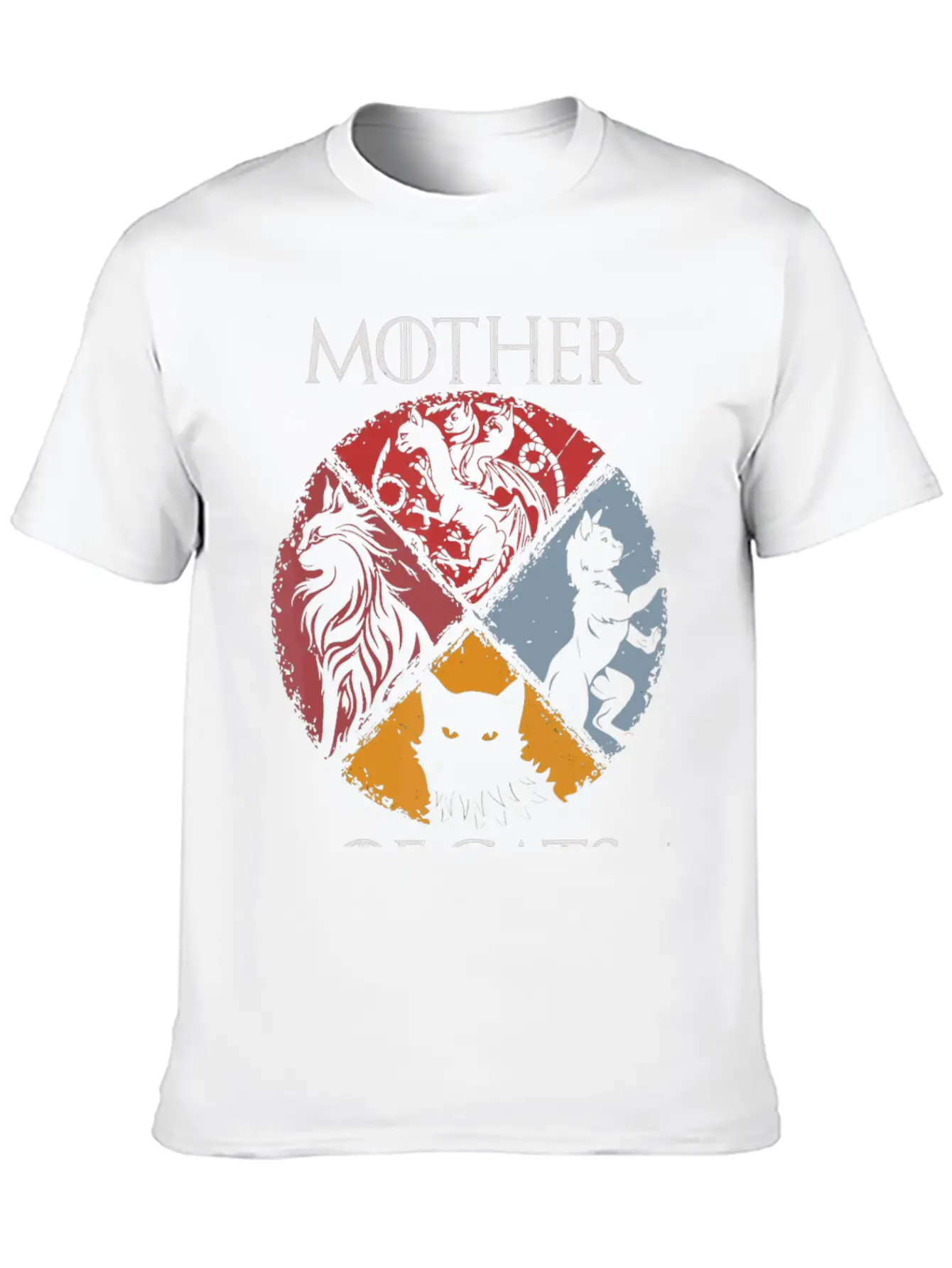 Mother Of Cats Shirt Cat Lovers Cat Mom Basic Graphic T-Shirt ¨C Daily Comfort In Soft Cotton