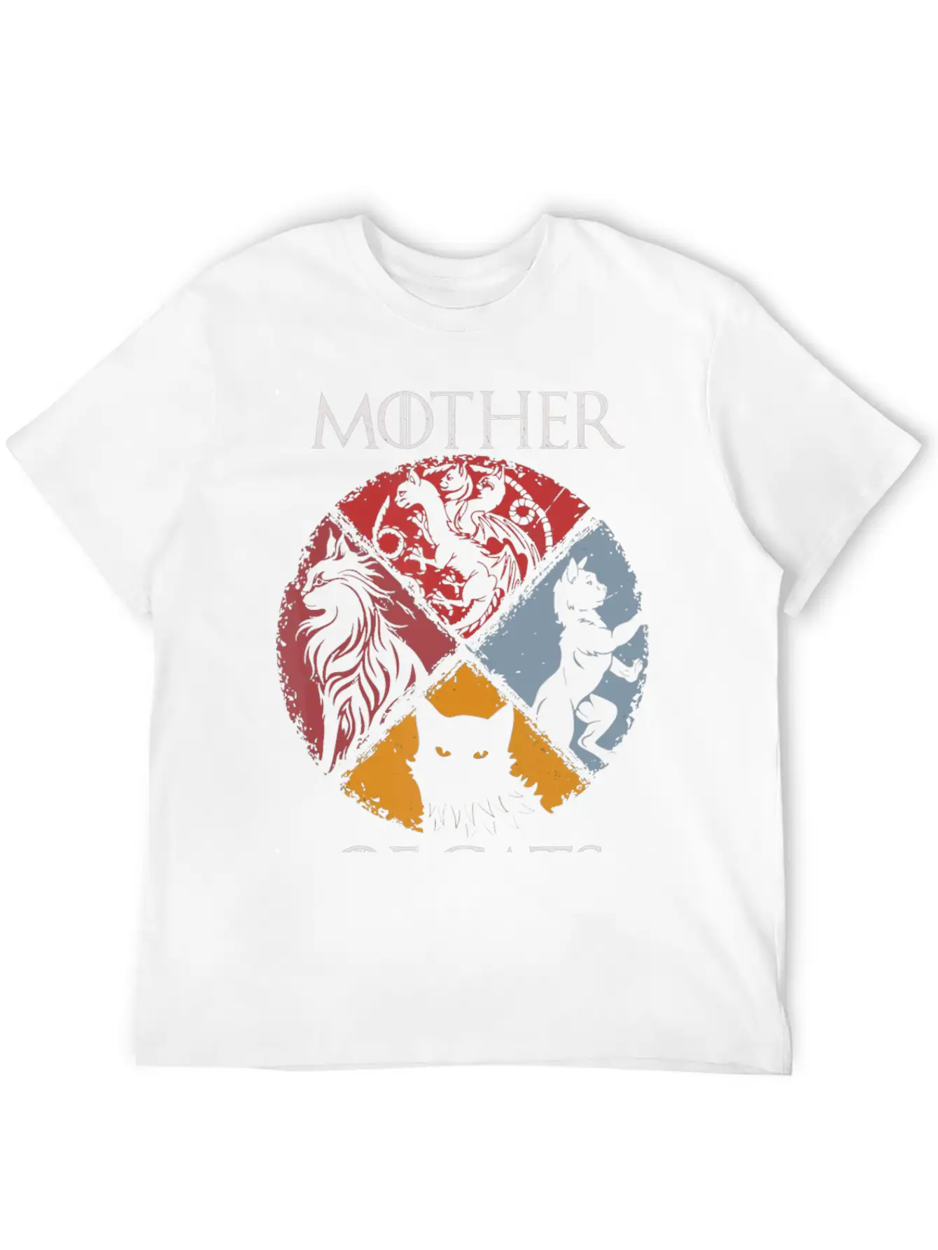 Mother Of Cats Shirt Cat Lovers Cat Mom Basic Graphic T-Shirt ¨C Daily Comfort In Soft Cotton