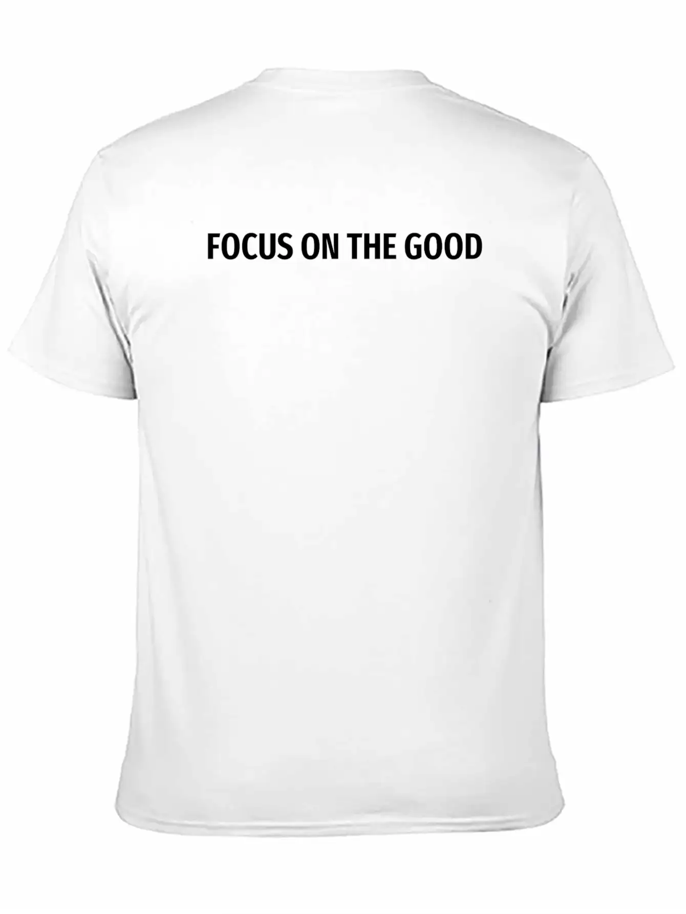 Motivational Shirt Focus On The Good Basic Graphic T-Shirt ¨C Daily Comfort In Soft Cotton