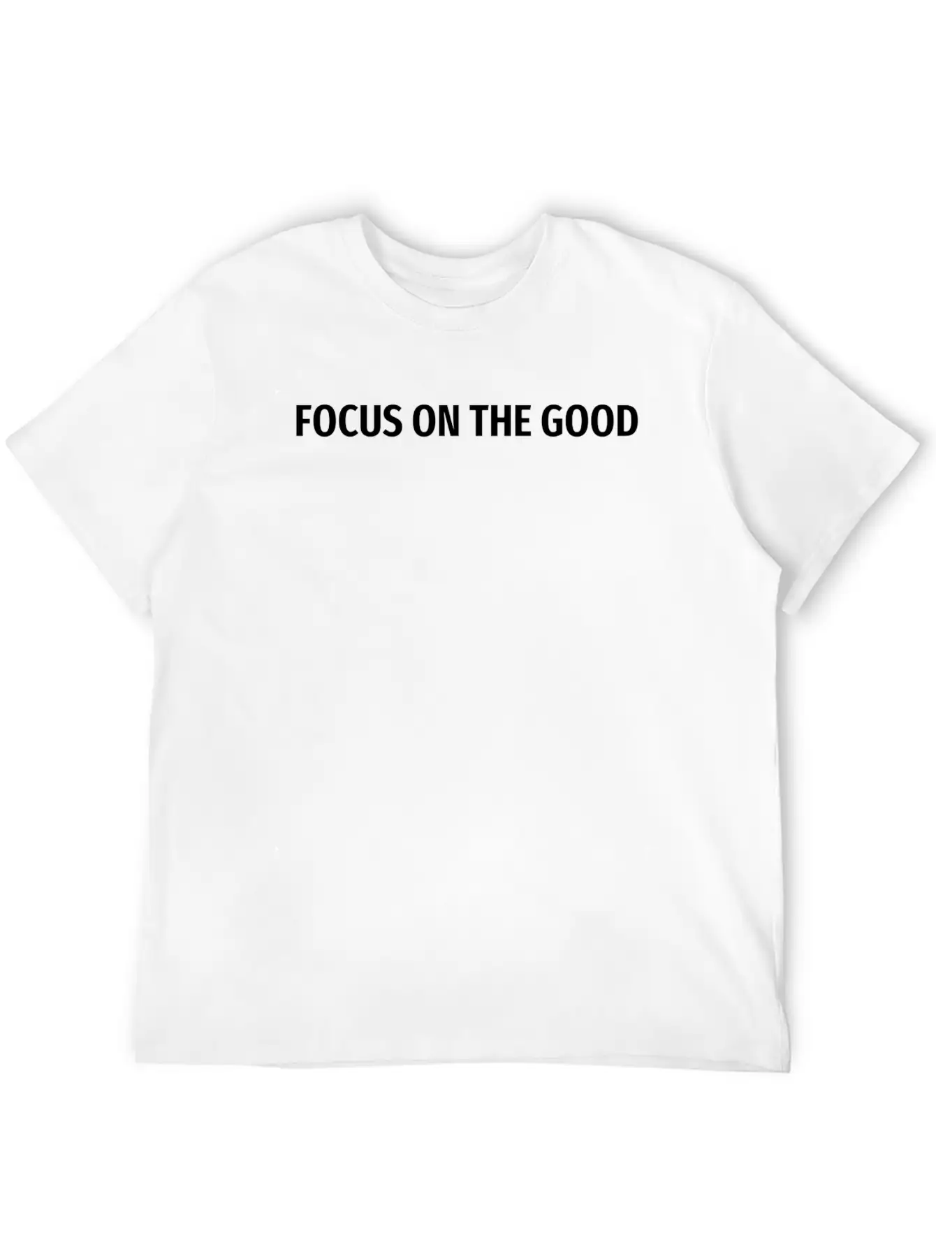 Motivational Shirt Focus On The Good Basic Graphic T-Shirt ¨C Daily Comfort In Soft Cotton