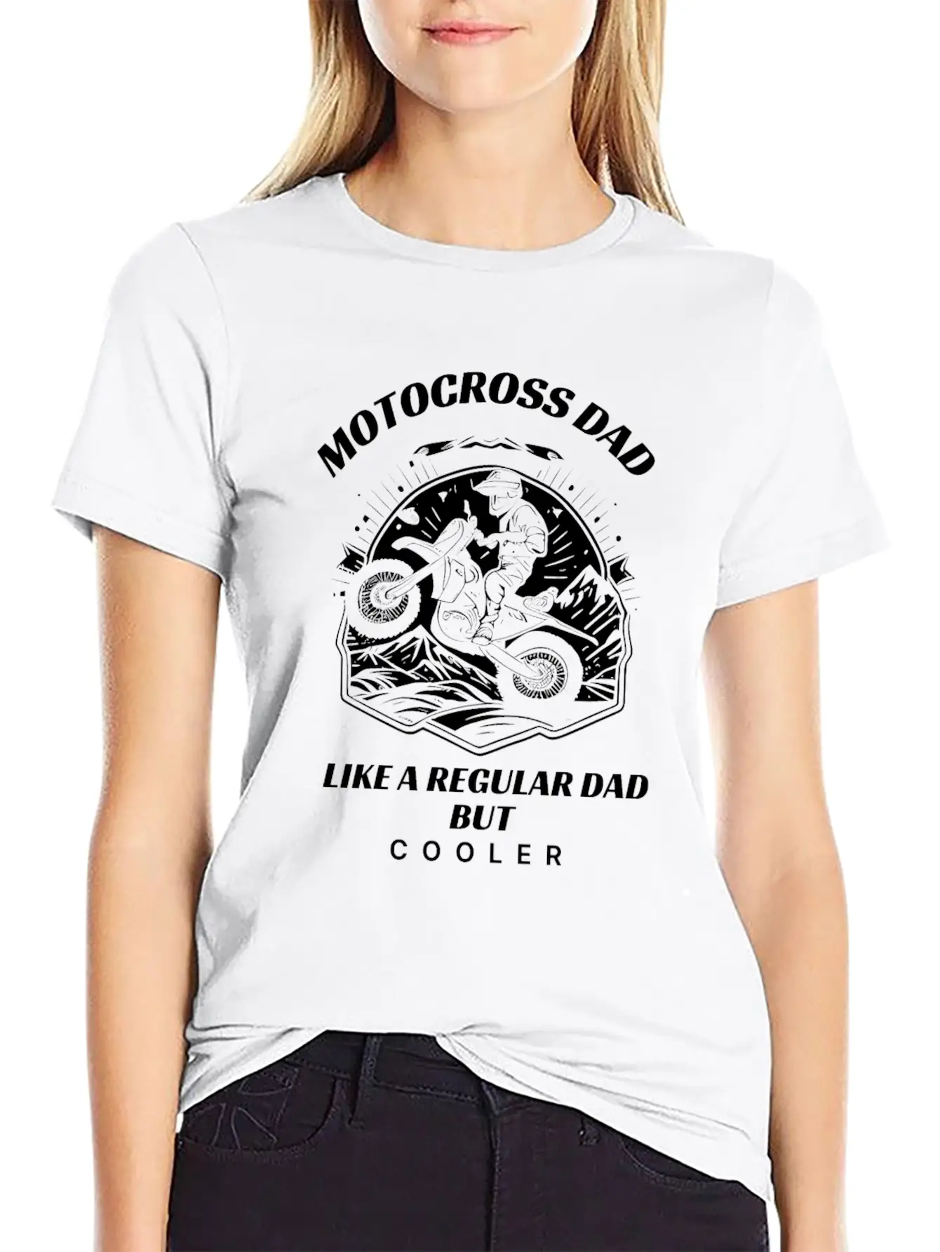 Motocross Dad Like A Regular Dad But Cooler Soft Cotton Short Sleeve Tee ¨C Unisex Wardrobe Staple