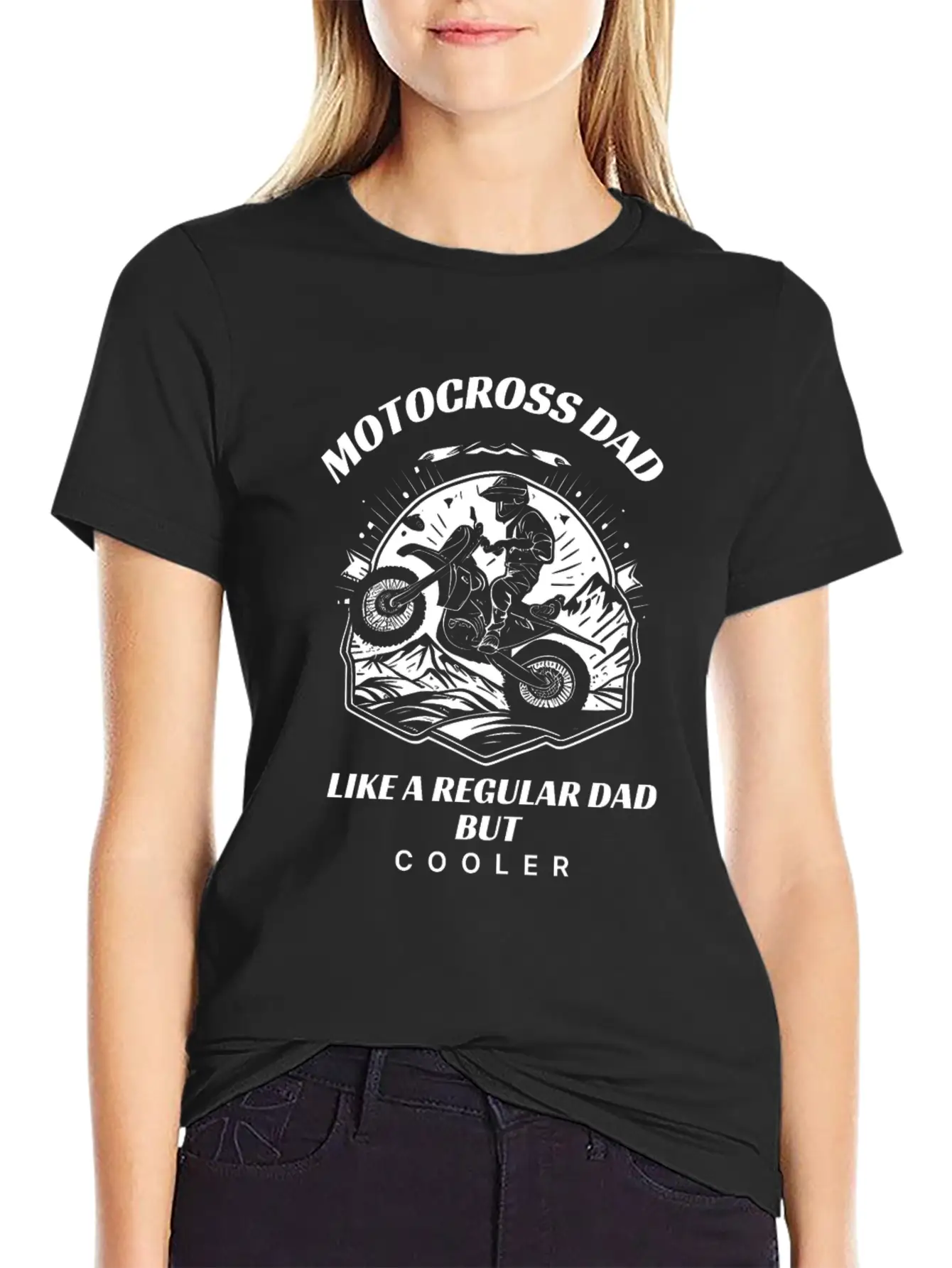 Motocross Dad Like A Regular Dad But Cooler Soft Cotton Short Sleeve Tee ¨C Unisex Wardrobe Staple