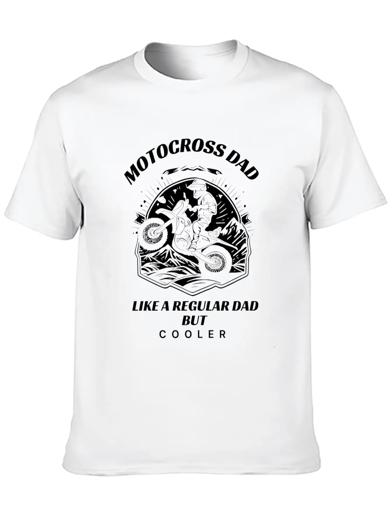 Motocross Dad Like A Regular Dad But Cooler Soft Cotton Short Sleeve Tee ¨C Unisex Wardrobe Staple