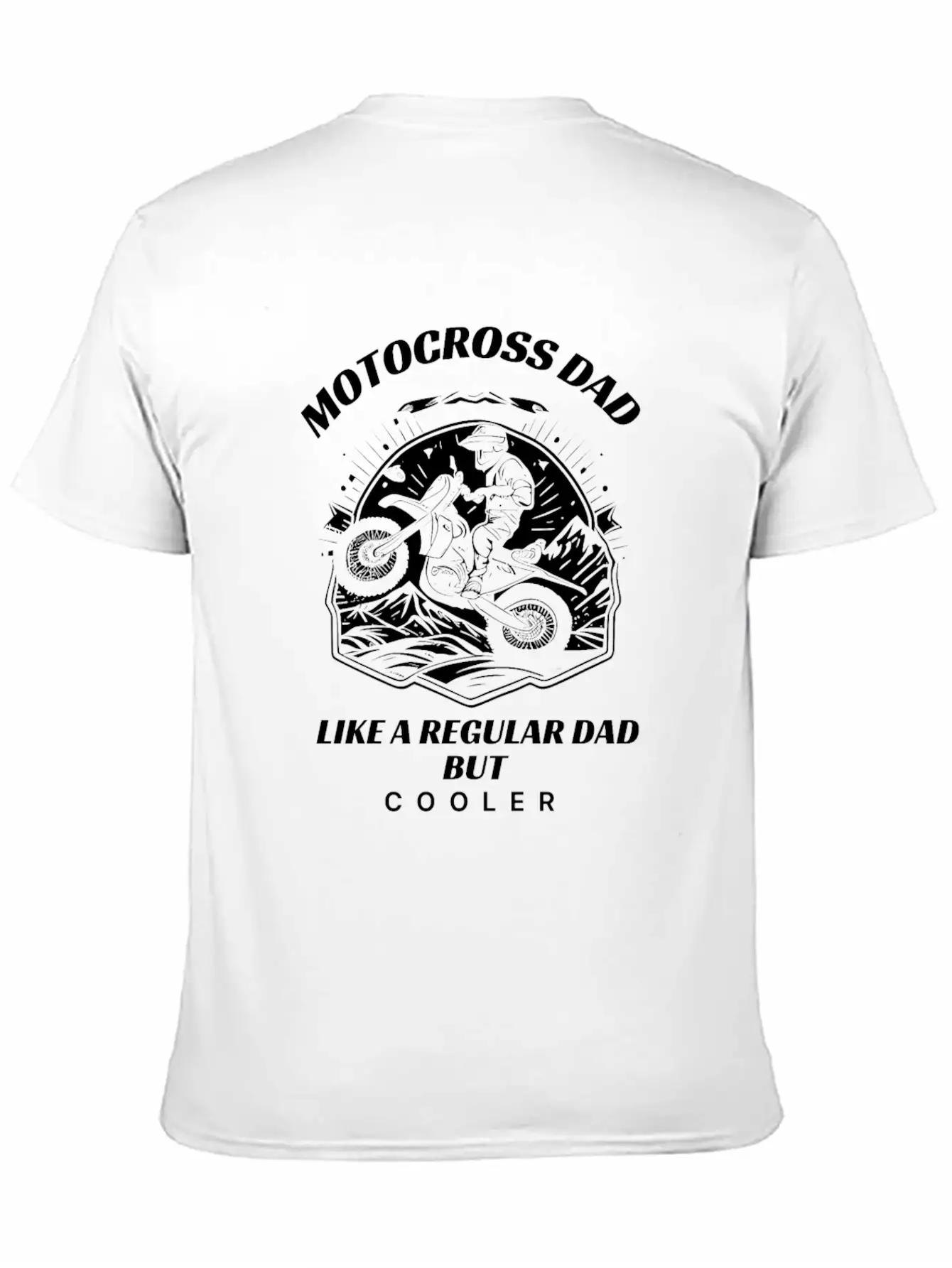 Motocross Dad Like A Regular Dad But Cooler Soft Cotton Short Sleeve Tee ¨C Unisex Wardrobe Staple