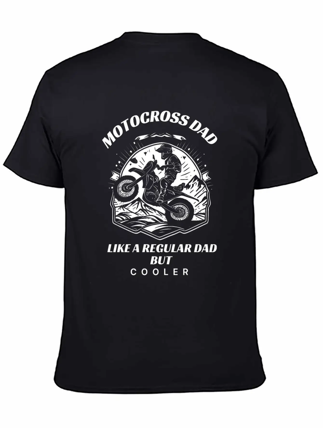 Motocross Dad Like A Regular Dad But Cooler Soft Cotton Short Sleeve Tee ¨C Unisex Wardrobe Staple