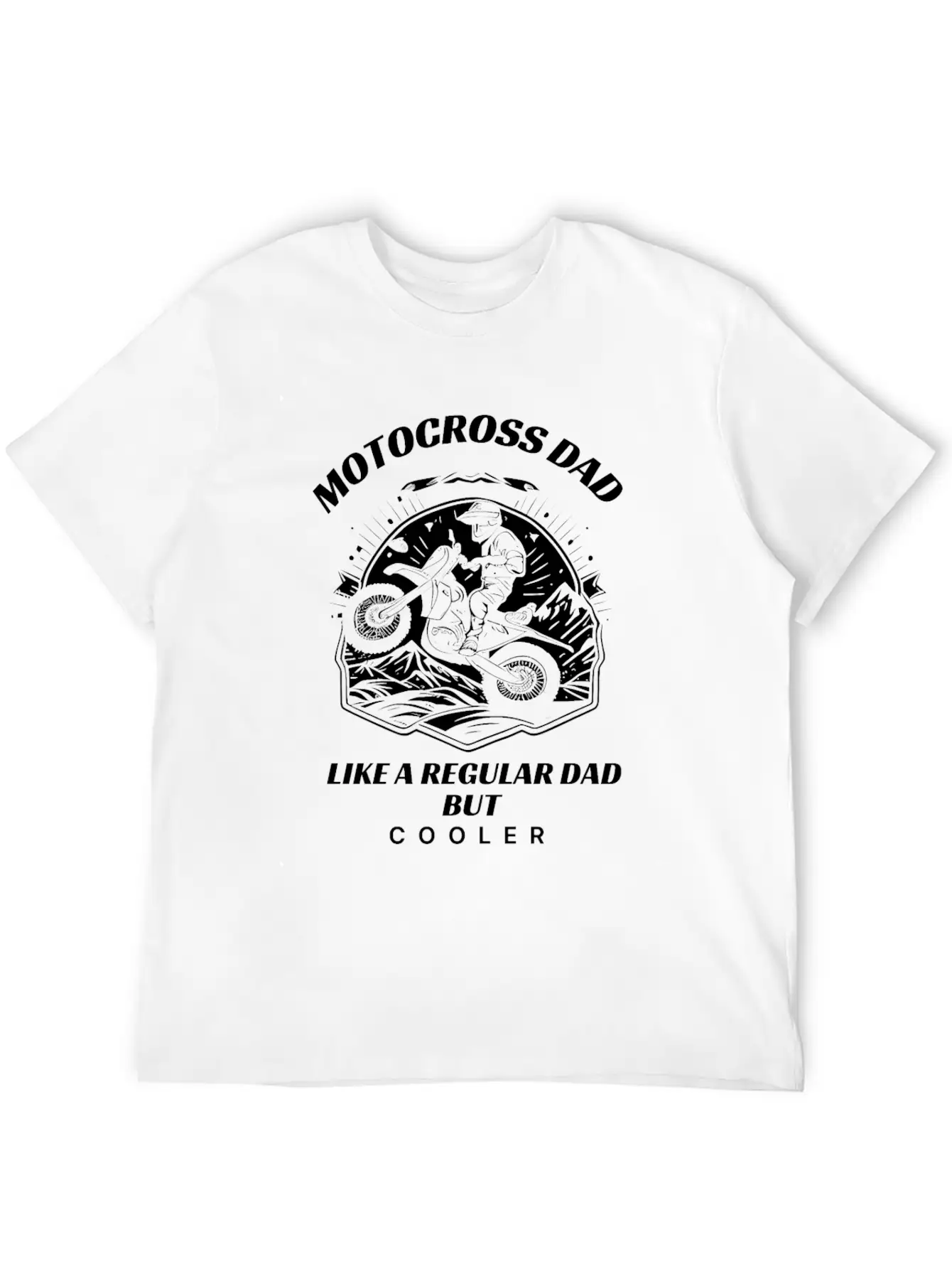 Motocross Dad Like A Regular Dad But Cooler Soft Cotton Short Sleeve Tee ¨C Unisex Wardrobe Staple