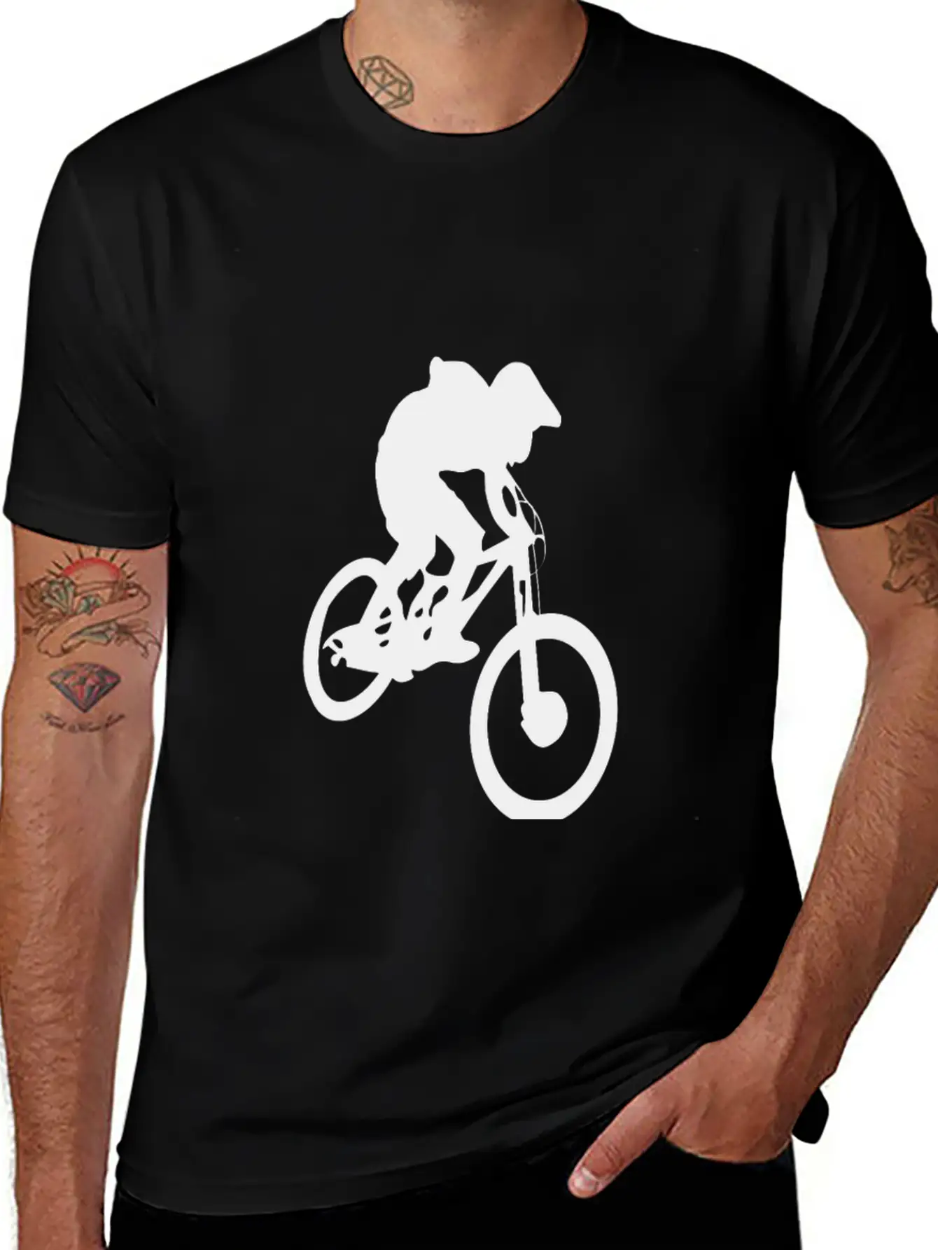 Mountain Biker Essential Cotton Tee For Daily Outfits ¨C Unisex Style