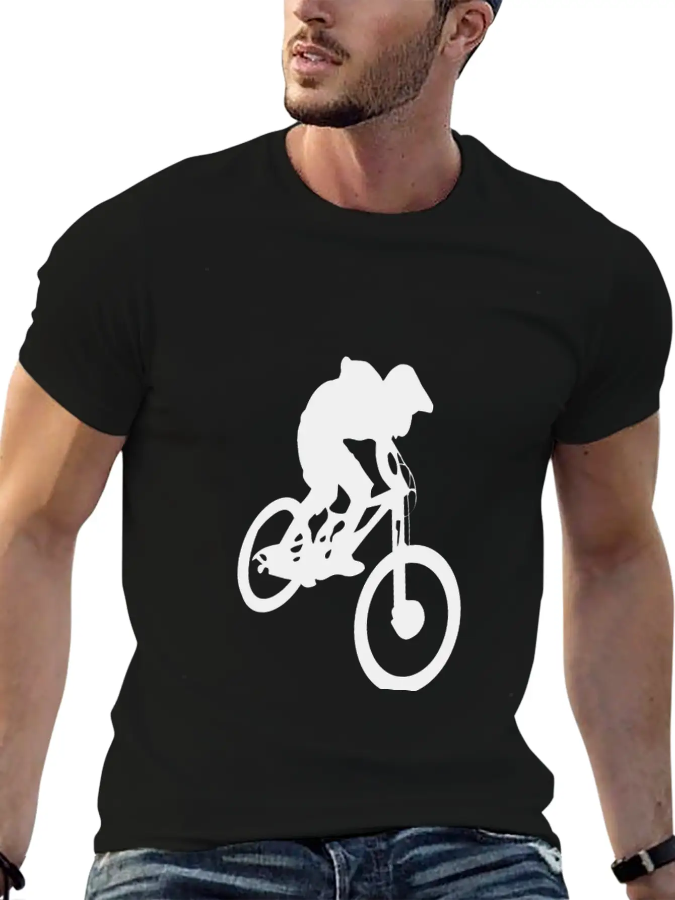 Mountain Biker Essential Cotton Tee For Daily Outfits ¨C Unisex Style