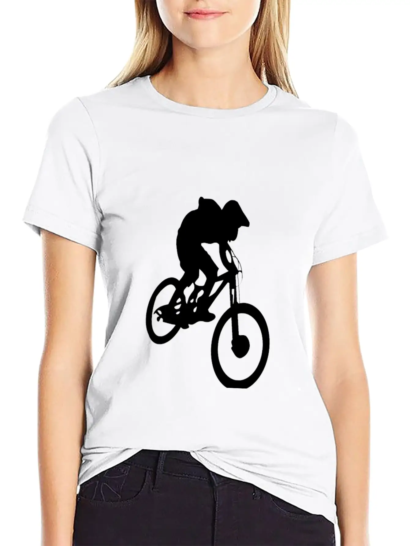 Mountain Biker Essential Cotton Tee For Daily Outfits ¨C Unisex Style