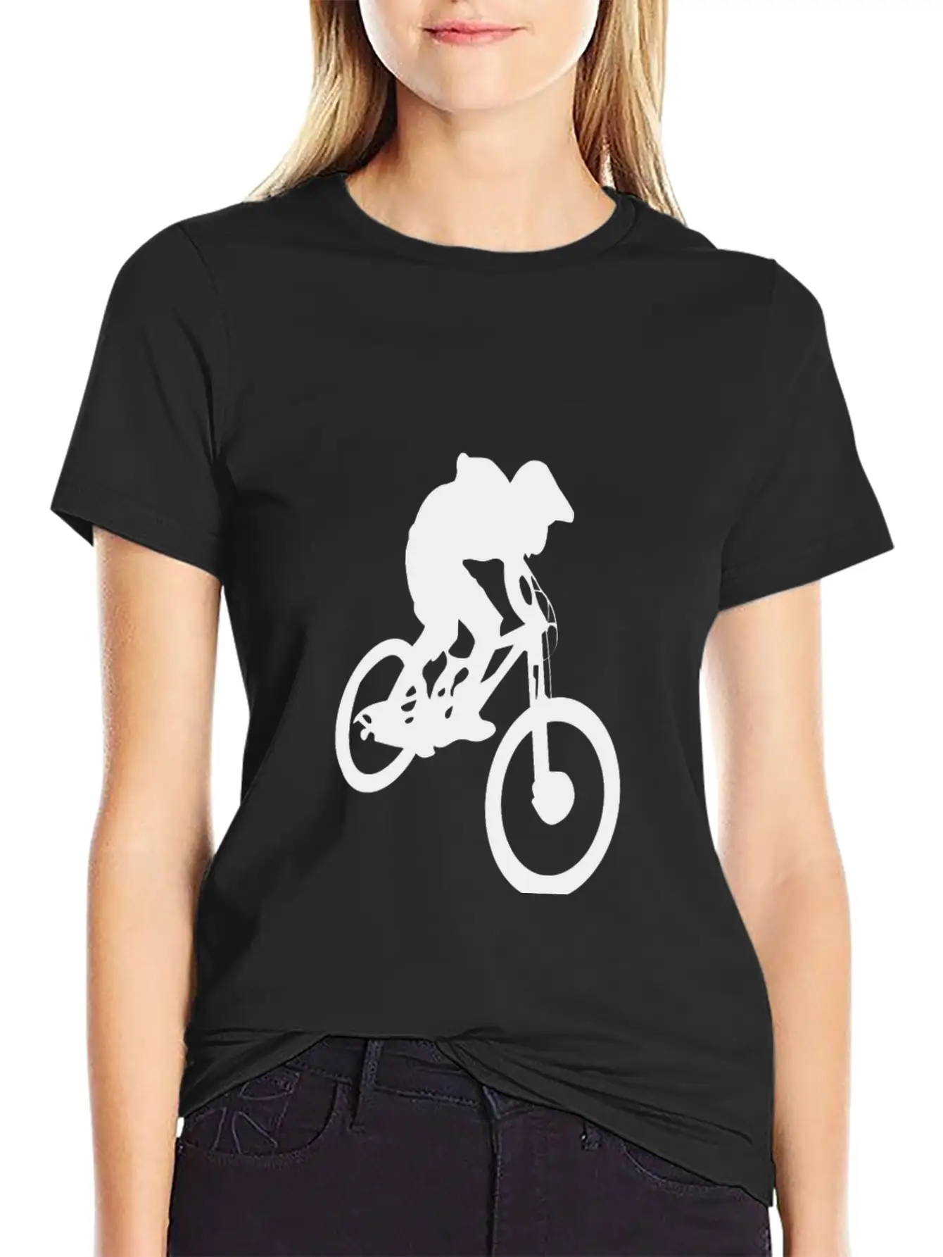 Mountain Biker Essential Cotton Tee For Daily Outfits ¨C Unisex Style