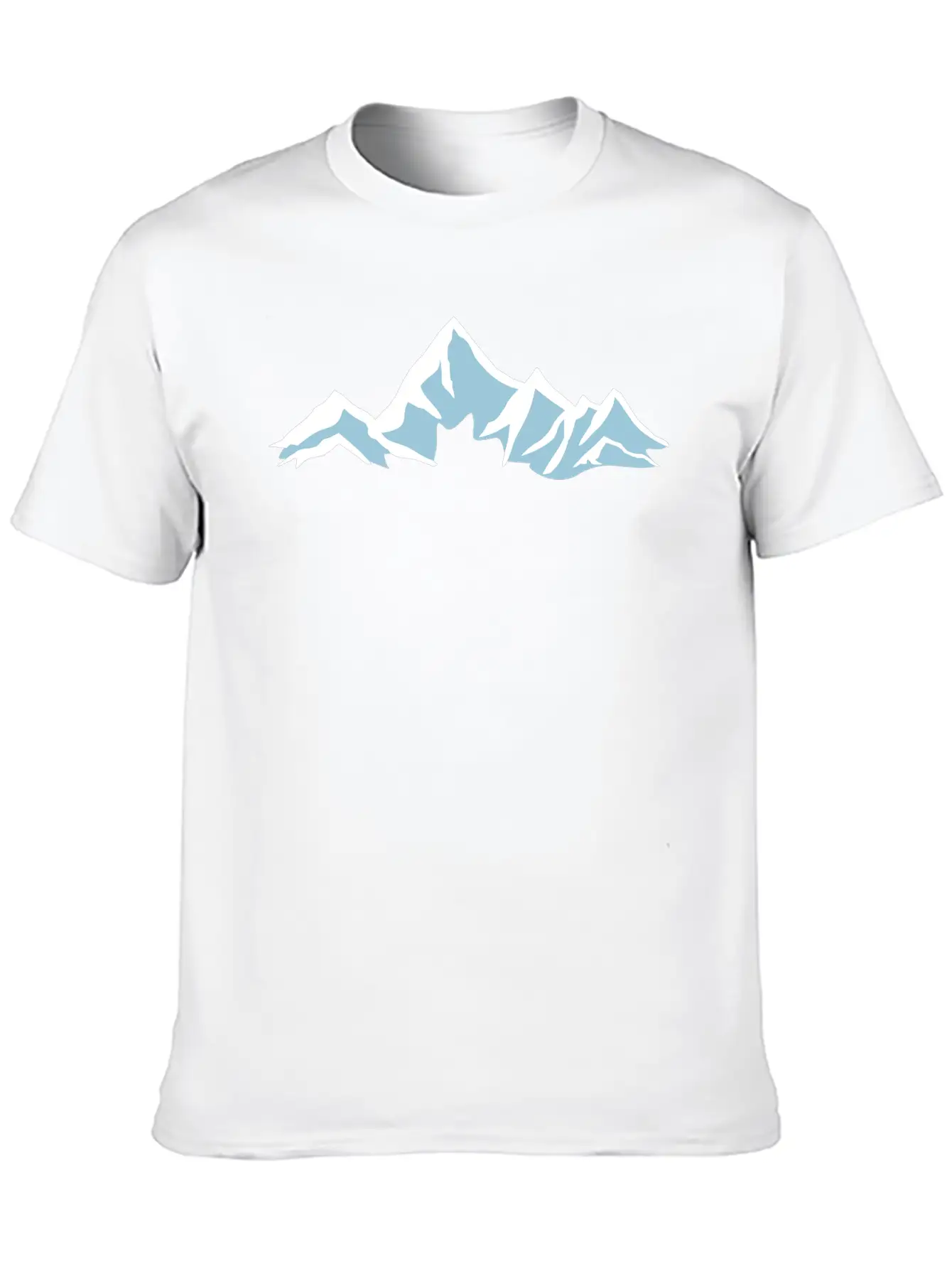 Mountain, Mountains, Glacier Essential Cotton Tee For Daily Outfits ¨C Unisex Style