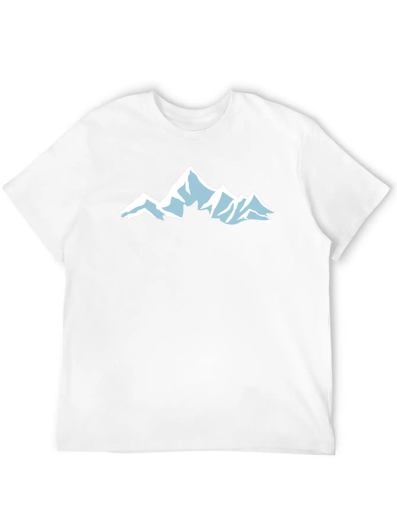 Mountain, Mountains, Glacier Essential Cotton Tee For Daily Outfits ¨C Unisex Style