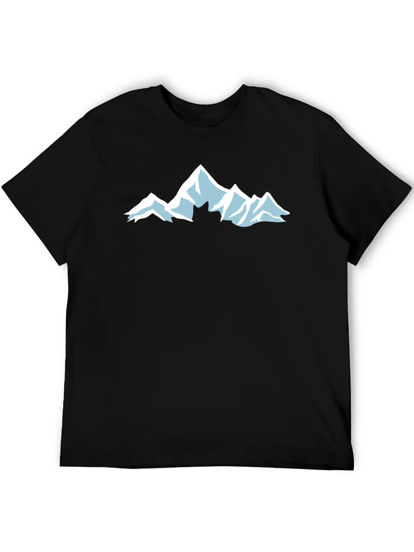 Mountain, Mountains, Glacier Essential Cotton Tee For Daily Outfits ¨C Unisex Style