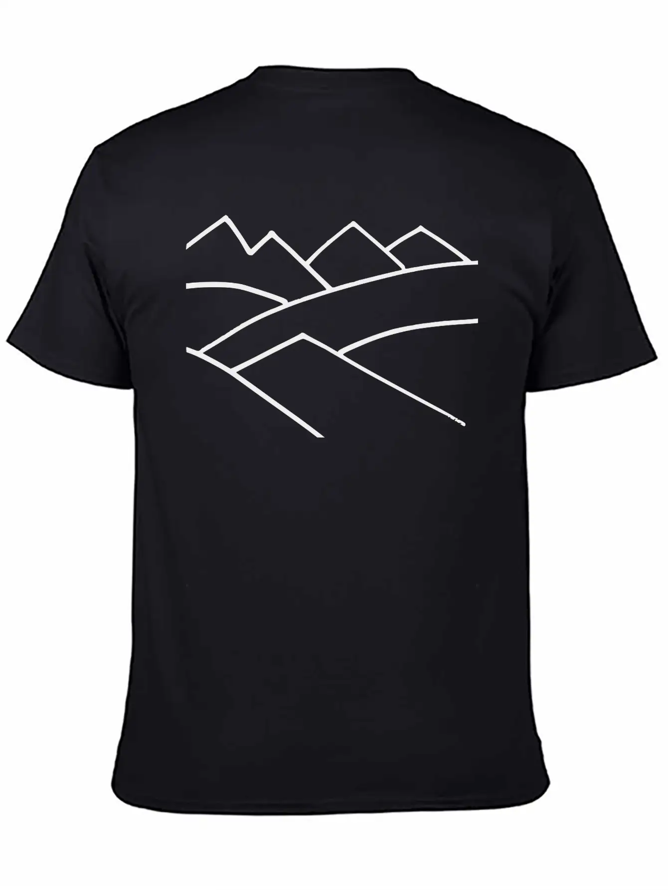 Mountain Outlines Soft Cotton Short Sleeve Tee ¨C Unisex Wardrobe Staple