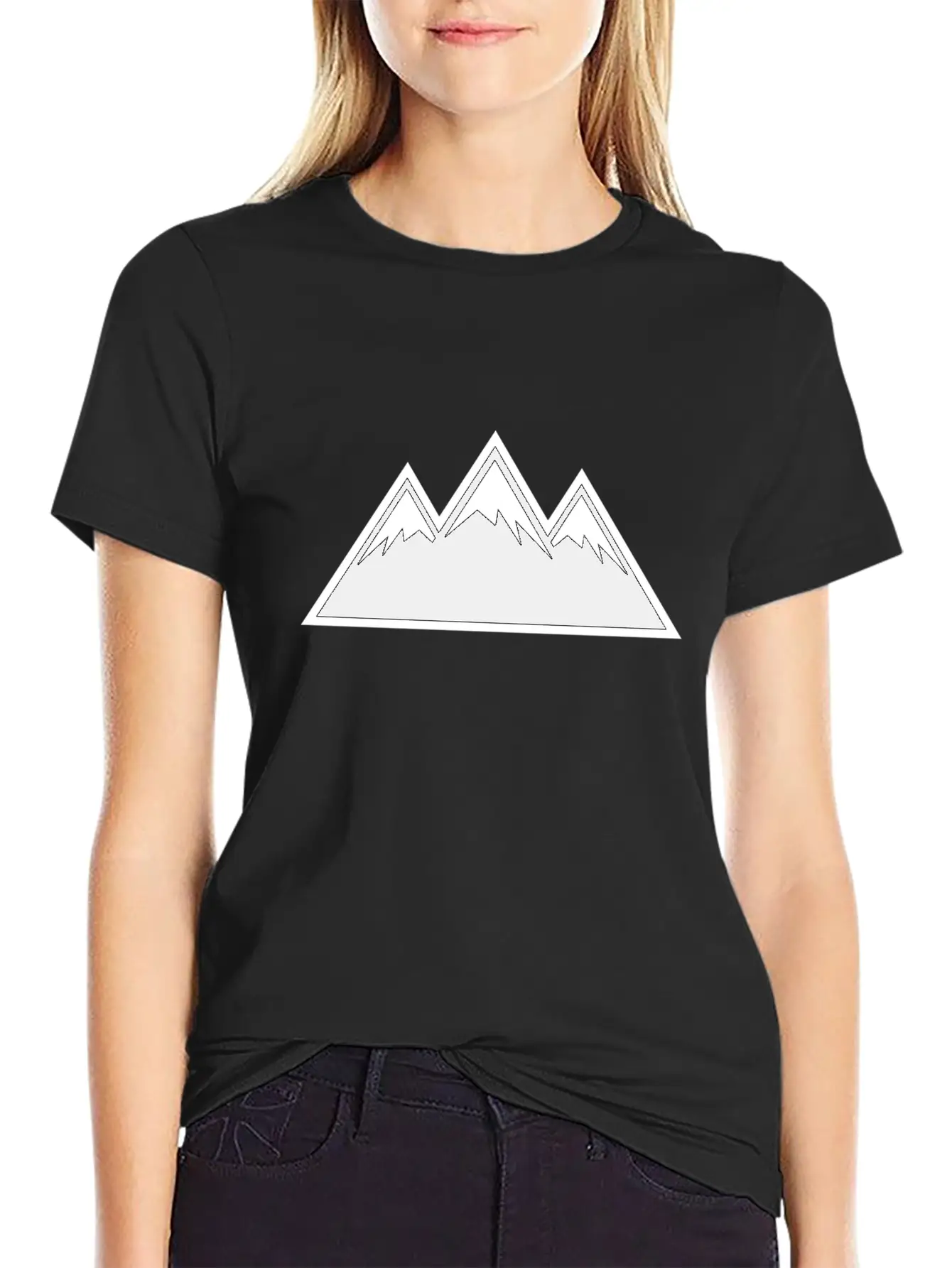 Mountains Essential Cotton Tee For Daily Outfits ¨C Unisex Style