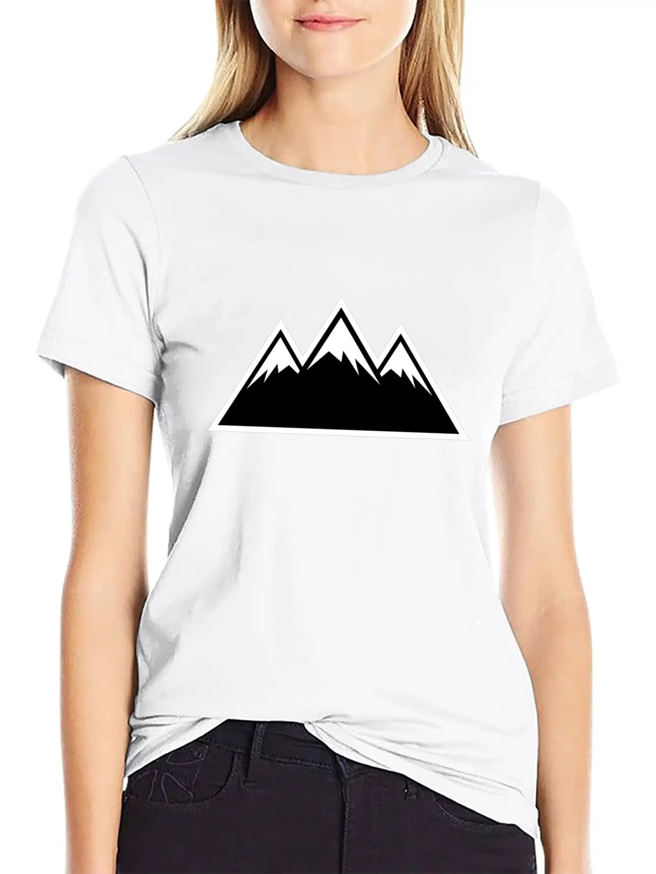 Mountains Essential Cotton Tee For Daily Outfits ¨C Unisex Style