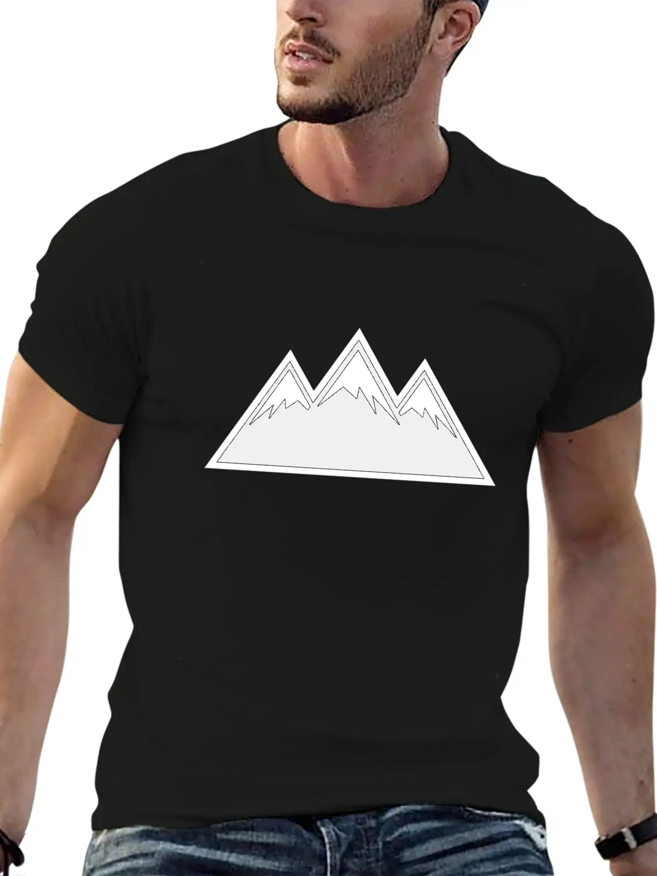 Mountains Essential Cotton Tee For Daily Outfits ¨C Unisex Style