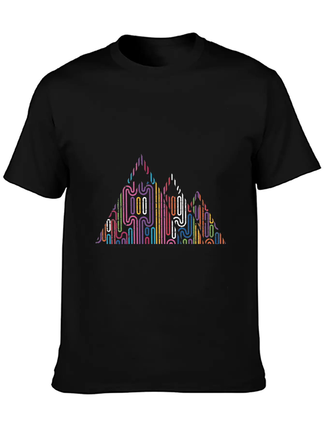 Mountains Mountain Peaks Mountains Essential Cotton Tee For Daily Outfits ¨C Unisex Style
