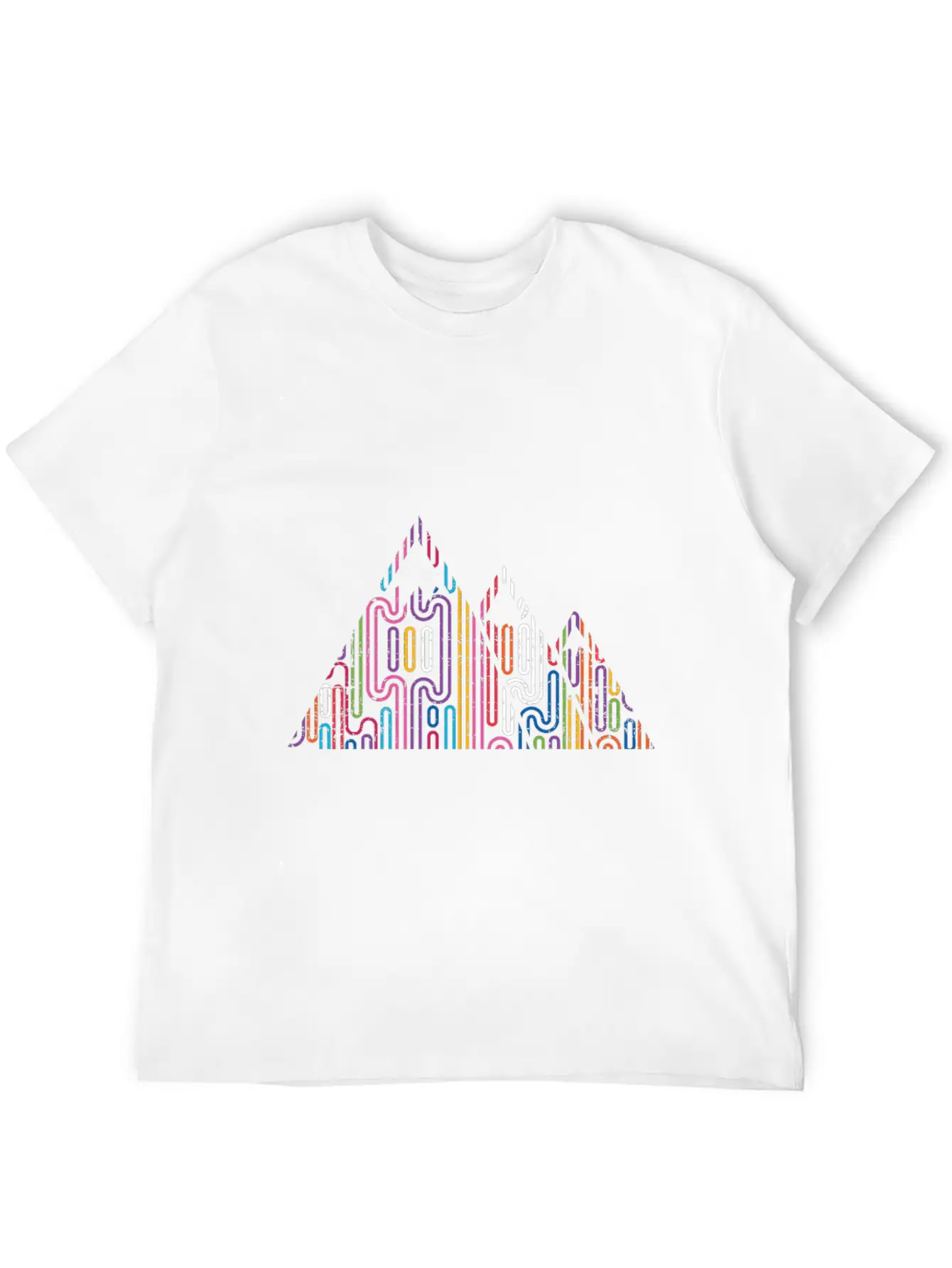 Mountains Mountain Peaks Mountains Essential Cotton Tee For Daily Outfits ¨C Unisex Style