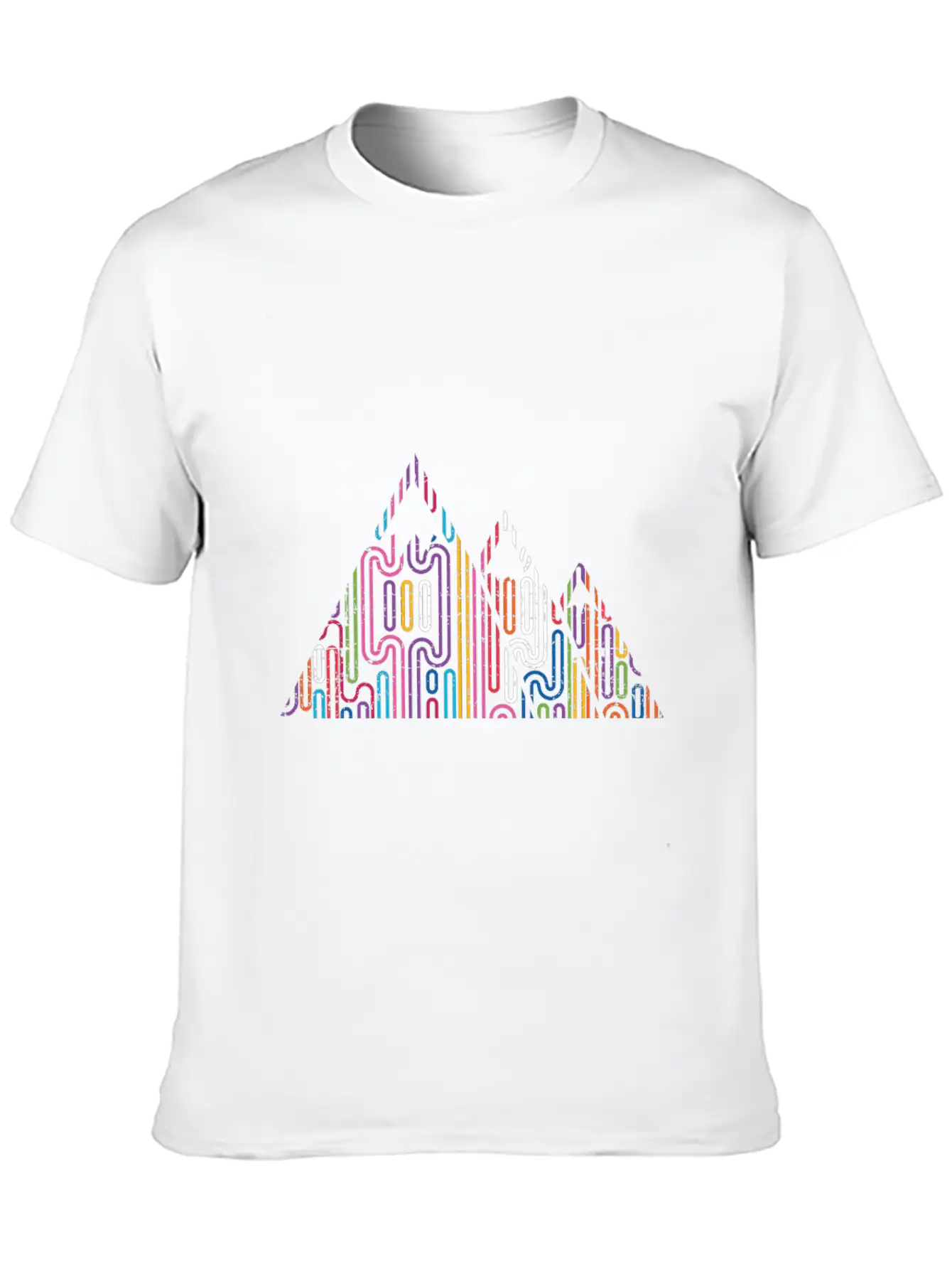 Mountains Mountain Peaks Mountains Essential Cotton Tee For Daily Outfits ¨C Unisex Style