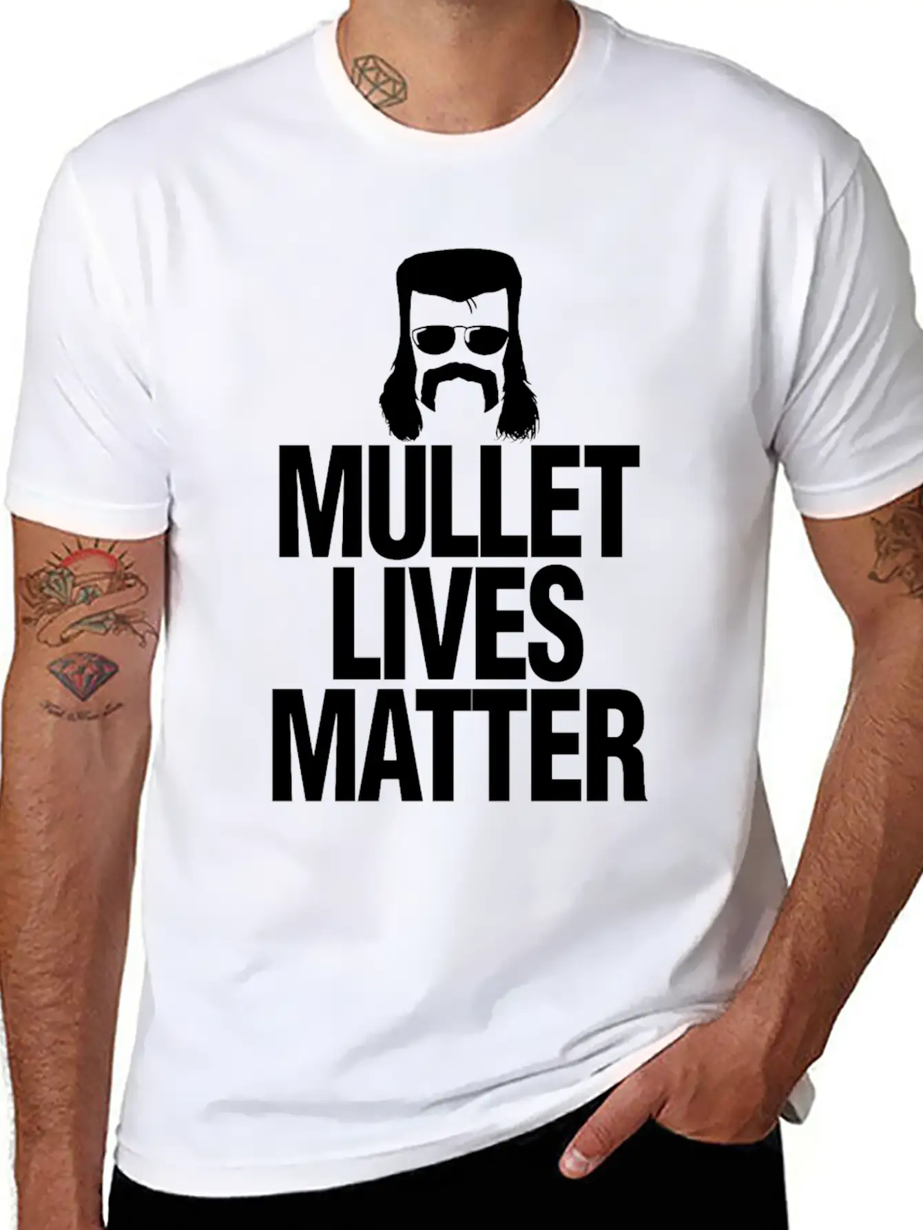 Mullet Lives Matter Essential Cotton Tee For Daily Outfits ¨C Unisex Style