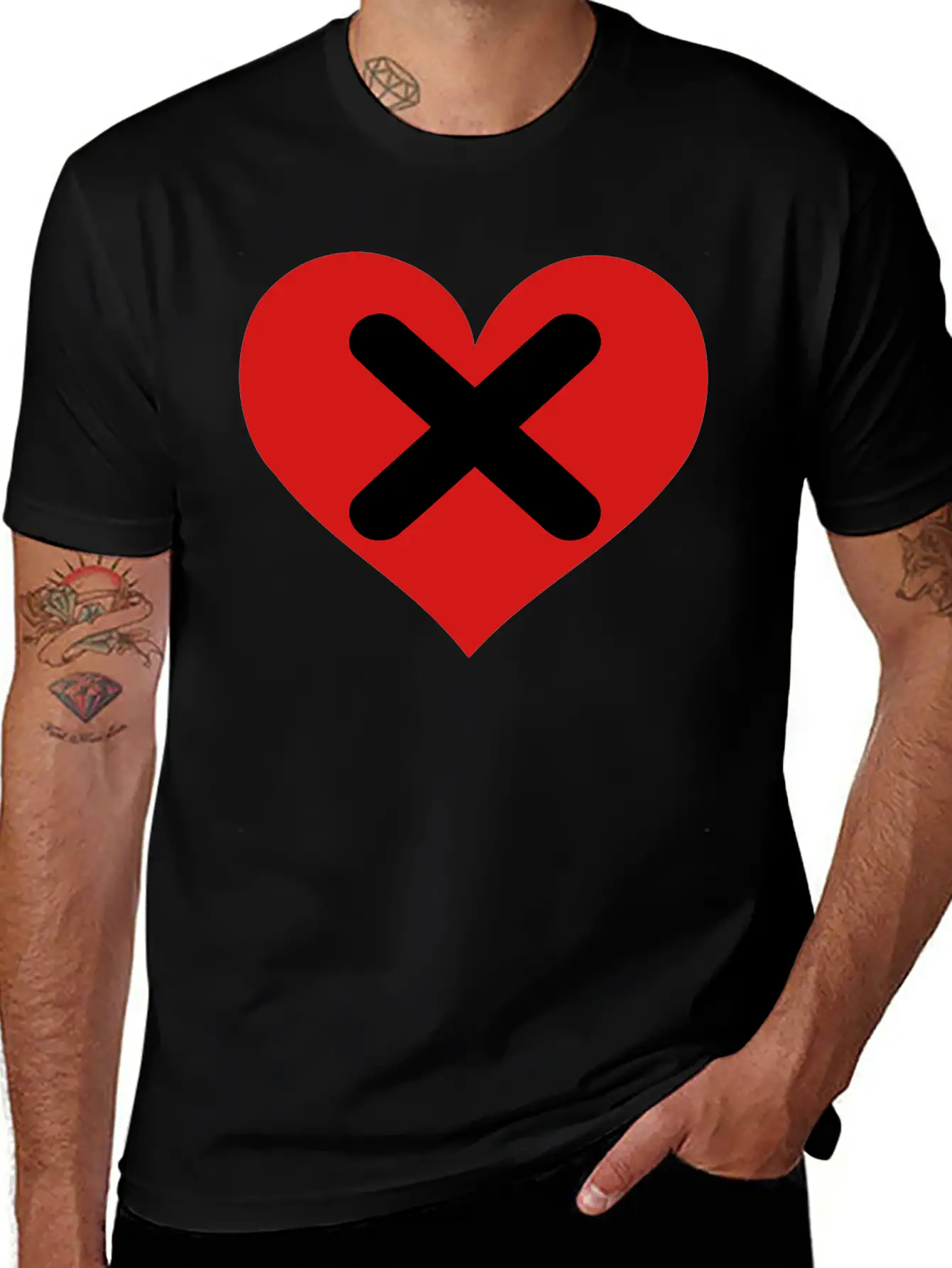 ??Multiply Love-Fun Inspirational Love Design Basic Graphic T-Shirt ¨C Daily Comfort In Soft Cotton