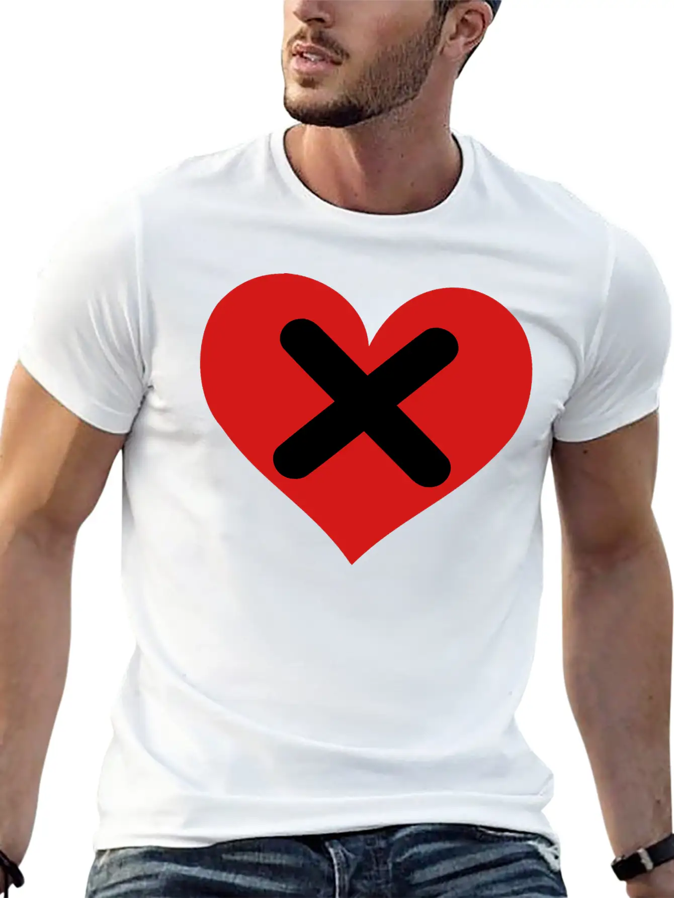 ??Multiply Love-Fun Inspirational Love Design Basic Graphic T-Shirt ¨C Daily Comfort In Soft Cotton