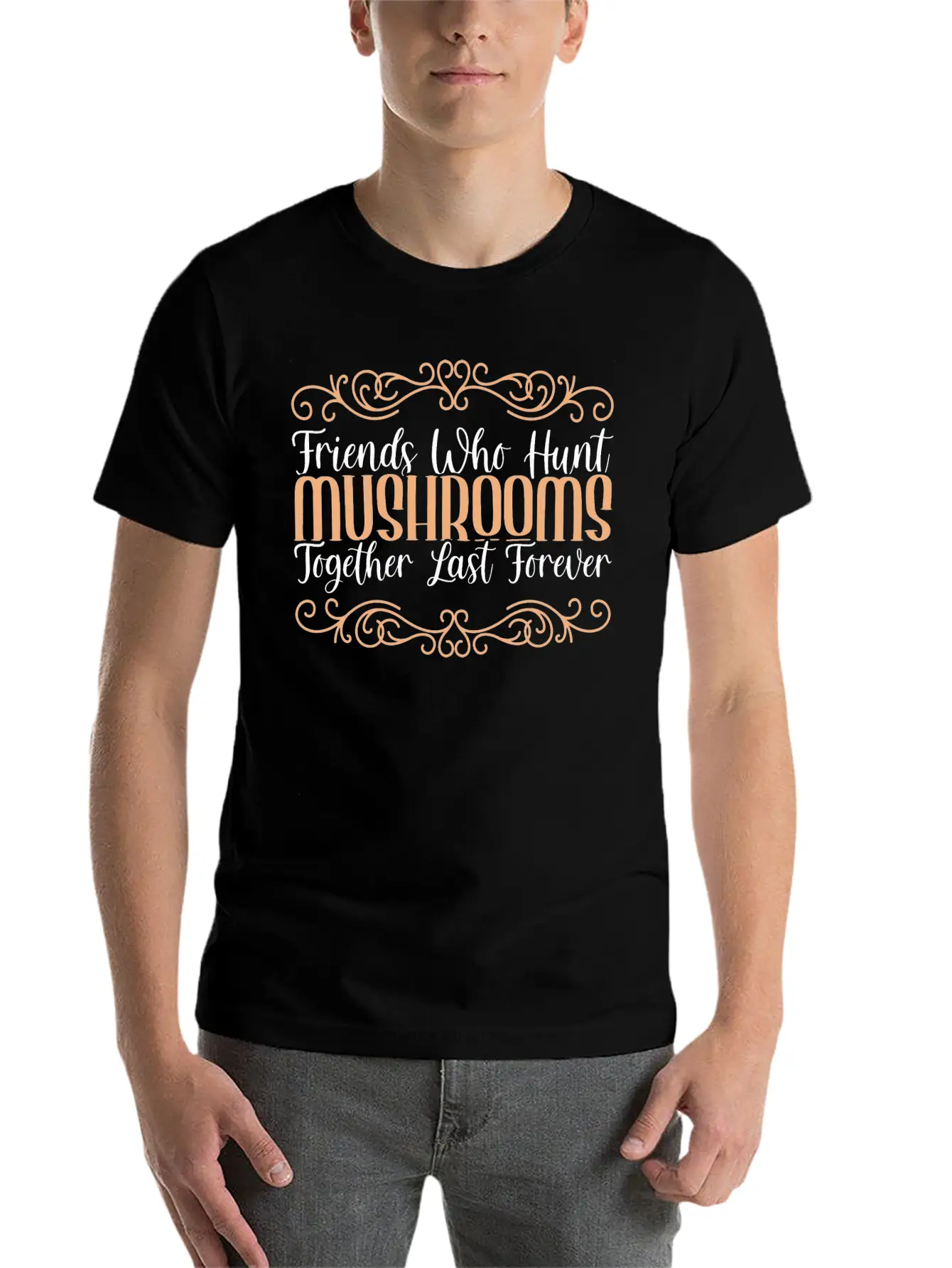 Mushroom Hunting Morel Mushroom Basic Graphic T-Shirt ¨C Daily Comfort In Soft Cotton