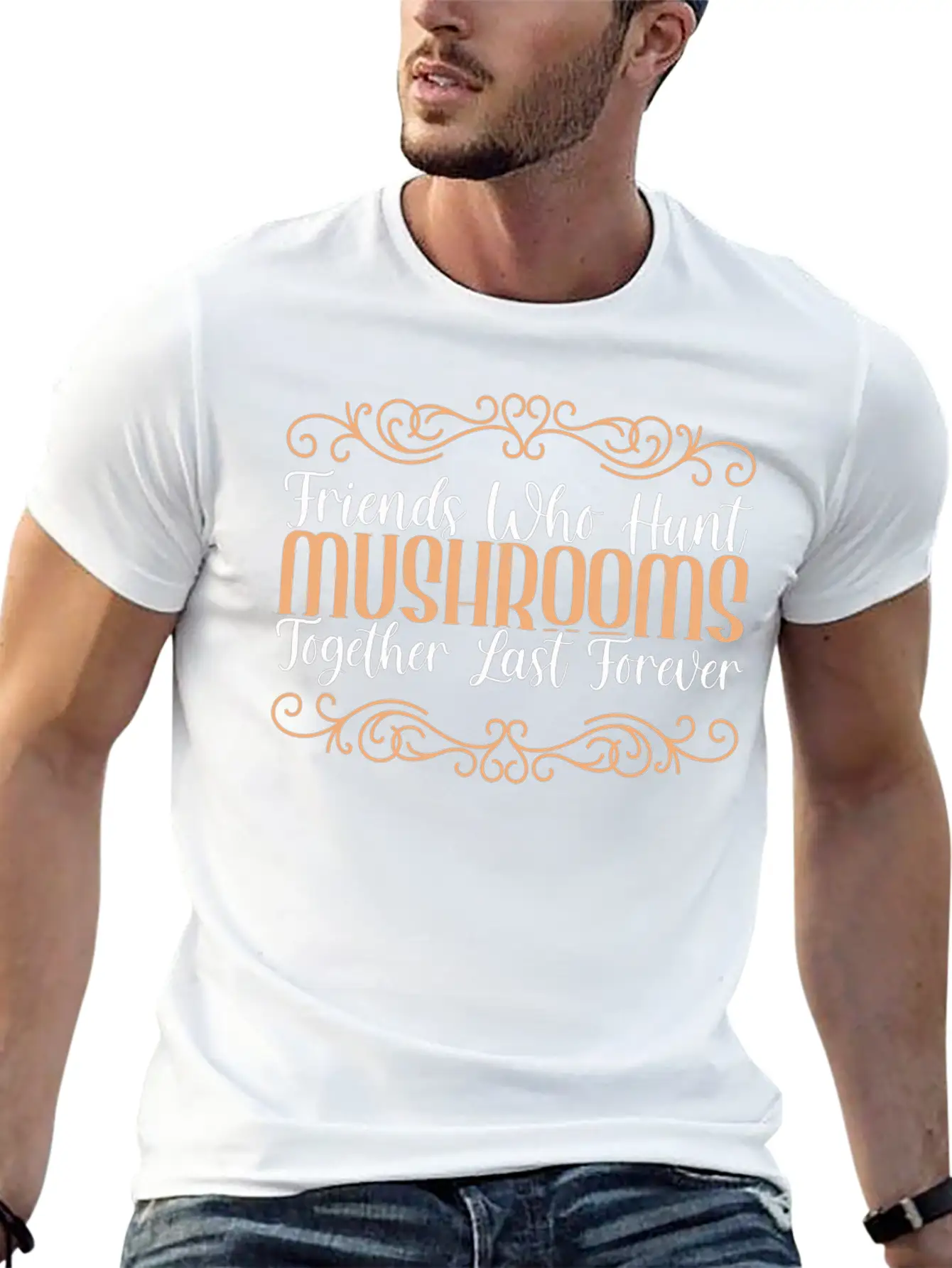 Mushroom Hunting Morel Mushroom Basic Graphic T-Shirt ¨C Daily Comfort In Soft Cotton