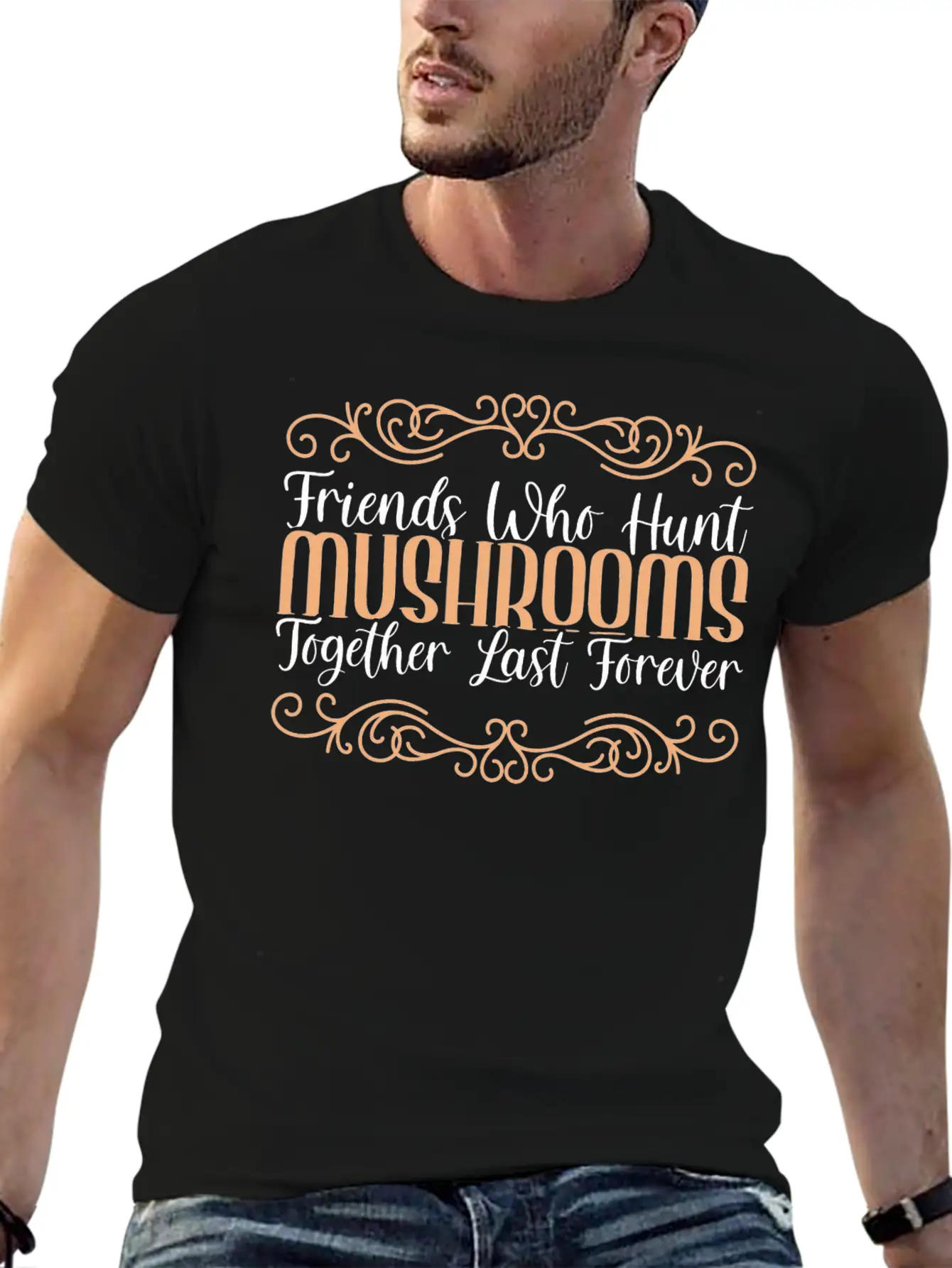 Mushroom Hunting Morel Mushroom Basic Graphic T-Shirt ¨C Daily Comfort In Soft Cotton