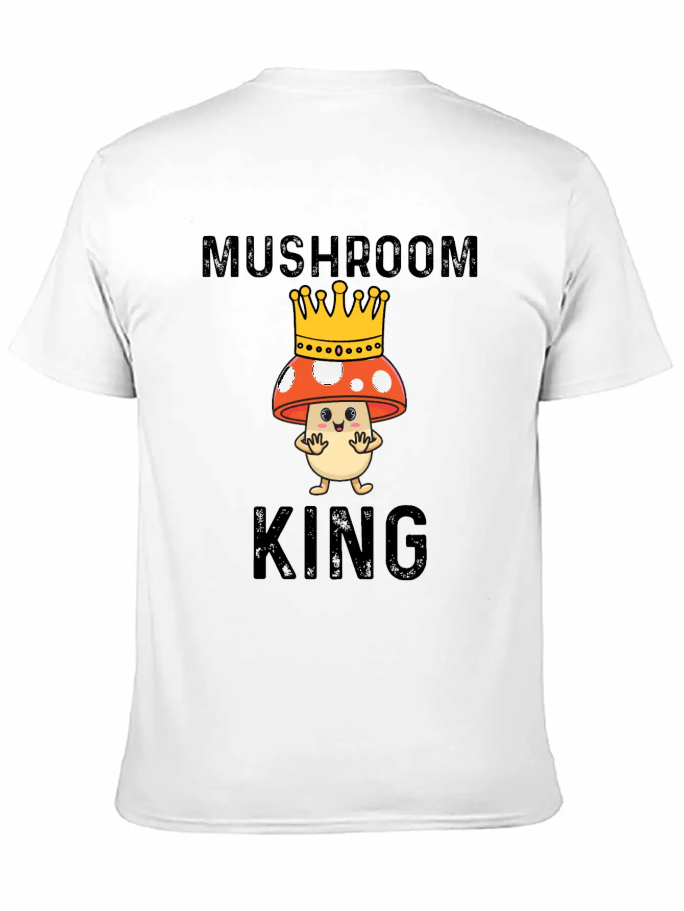 Mushroom King Basic Graphic T-Shirt ¨C Daily Comfort In Soft Cotton