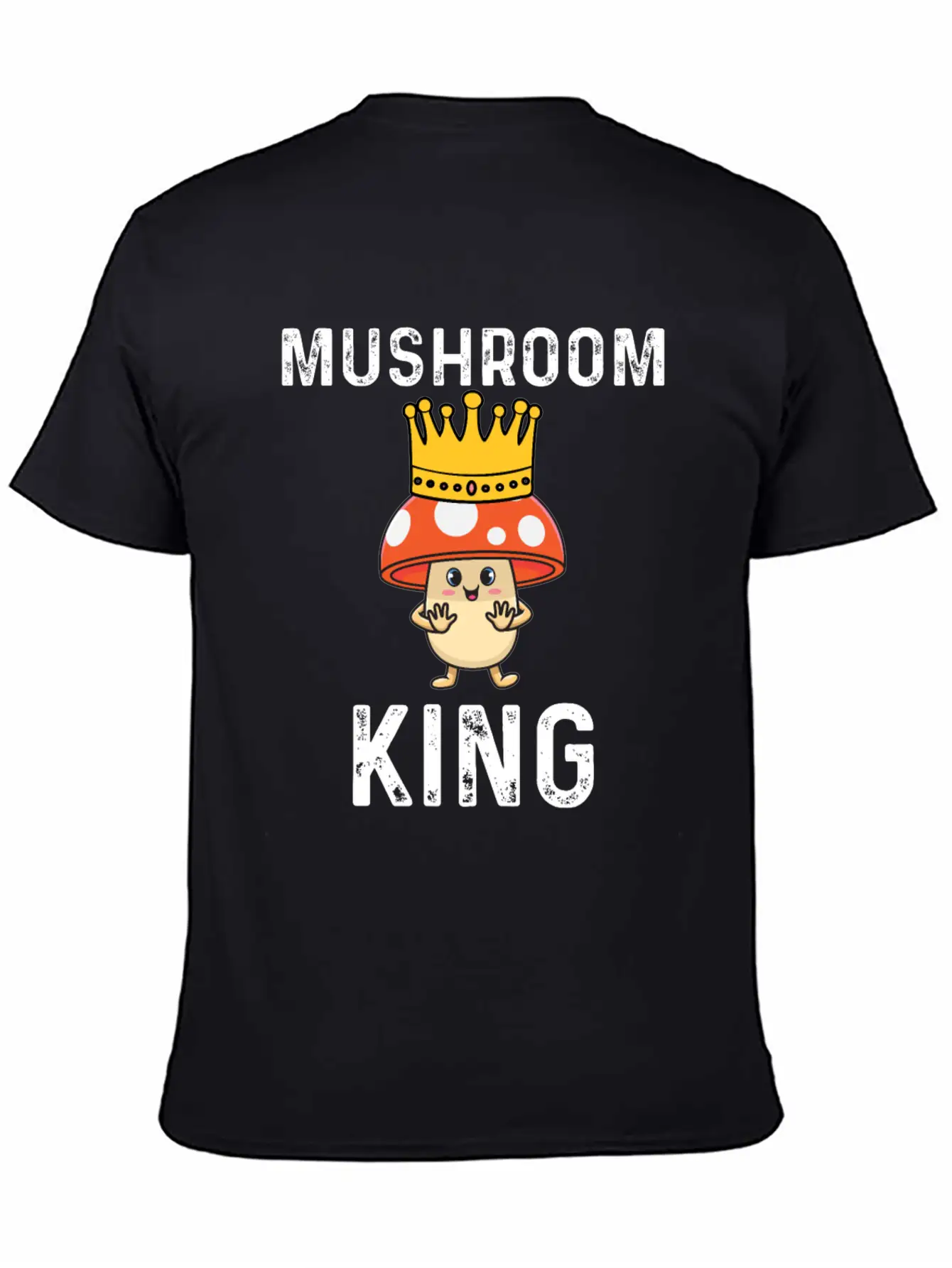 Mushroom King Basic Graphic T-Shirt ¨C Daily Comfort In Soft Cotton