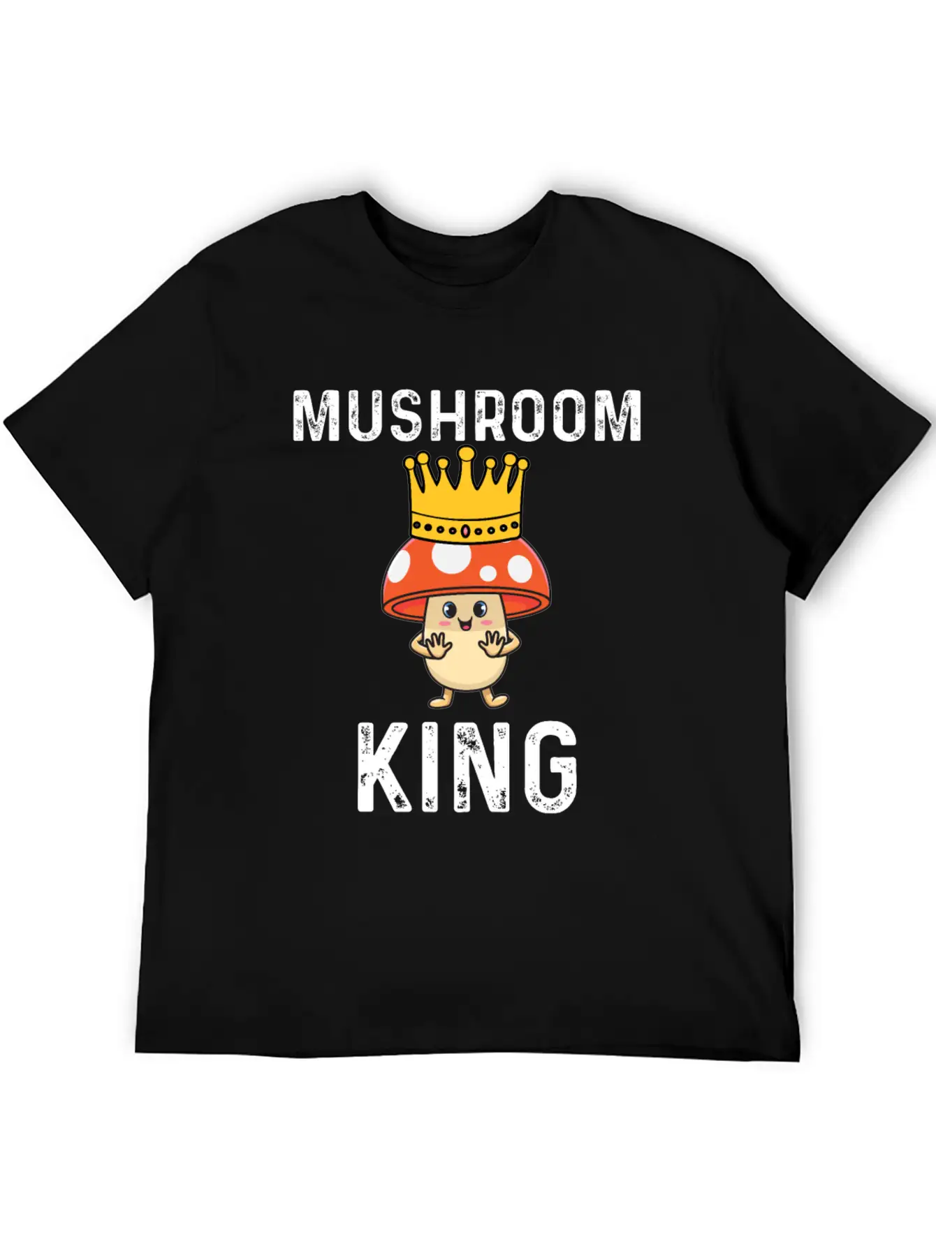 Mushroom King Basic Graphic T-Shirt ¨C Daily Comfort In Soft Cotton