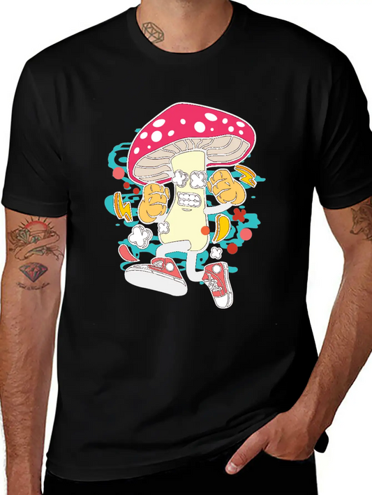 Mushroom Soft Cotton Short Sleeve Tee ¨C Unisex Wardrobe Staple