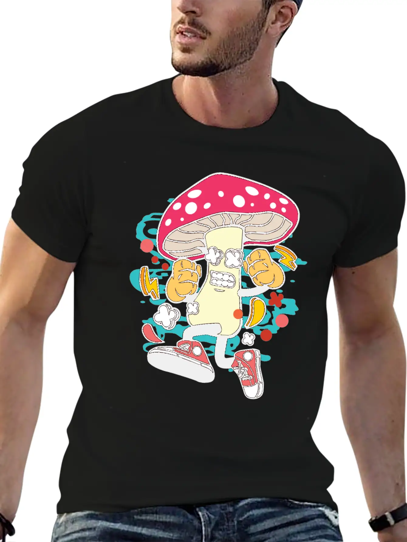 Mushroom Soft Cotton Short Sleeve Tee ¨C Unisex Wardrobe Staple