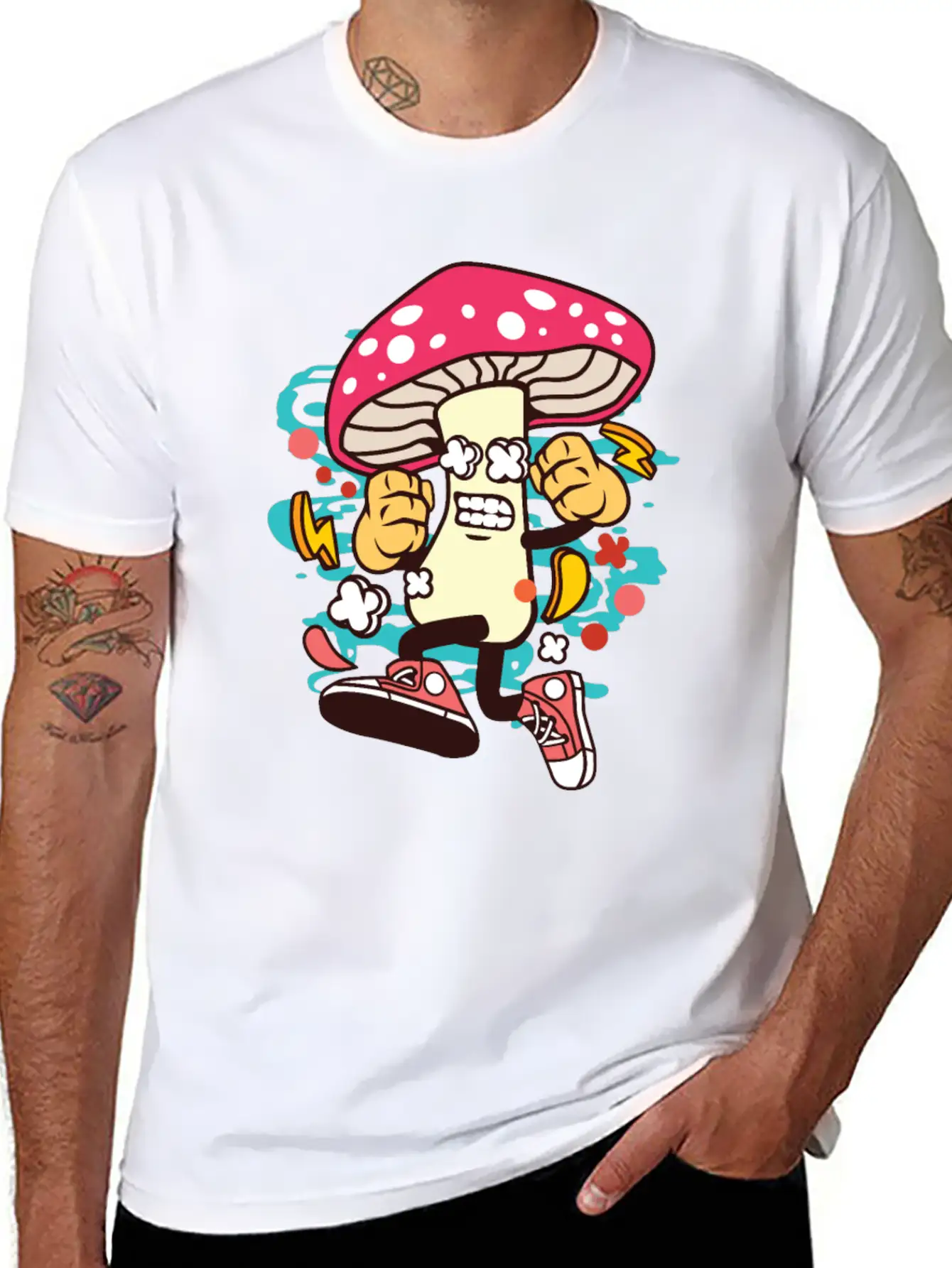 Mushroom Soft Cotton Short Sleeve Tee ¨C Unisex Wardrobe Staple