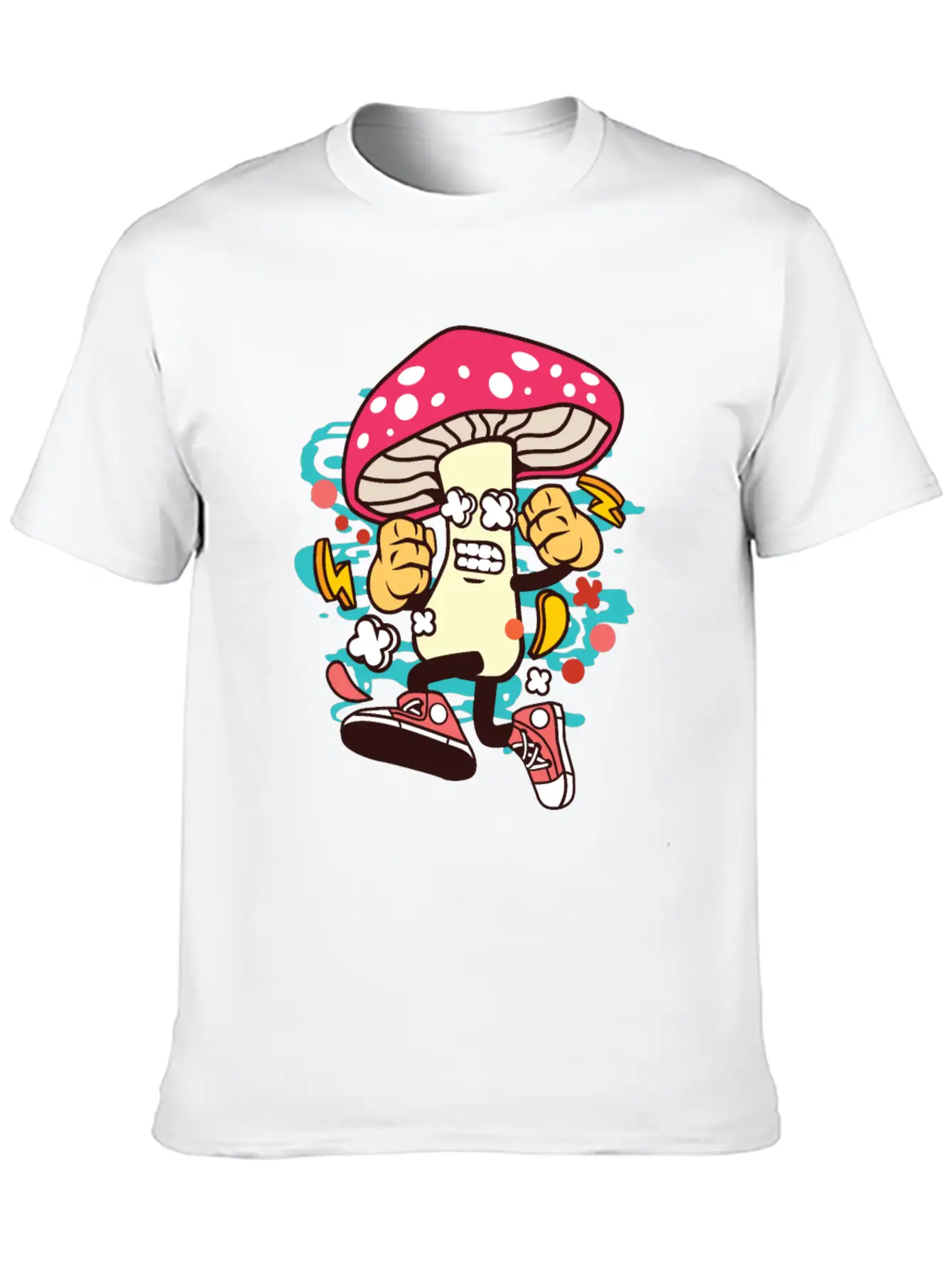 Mushroom Soft Cotton Short Sleeve Tee ¨C Unisex Wardrobe Staple