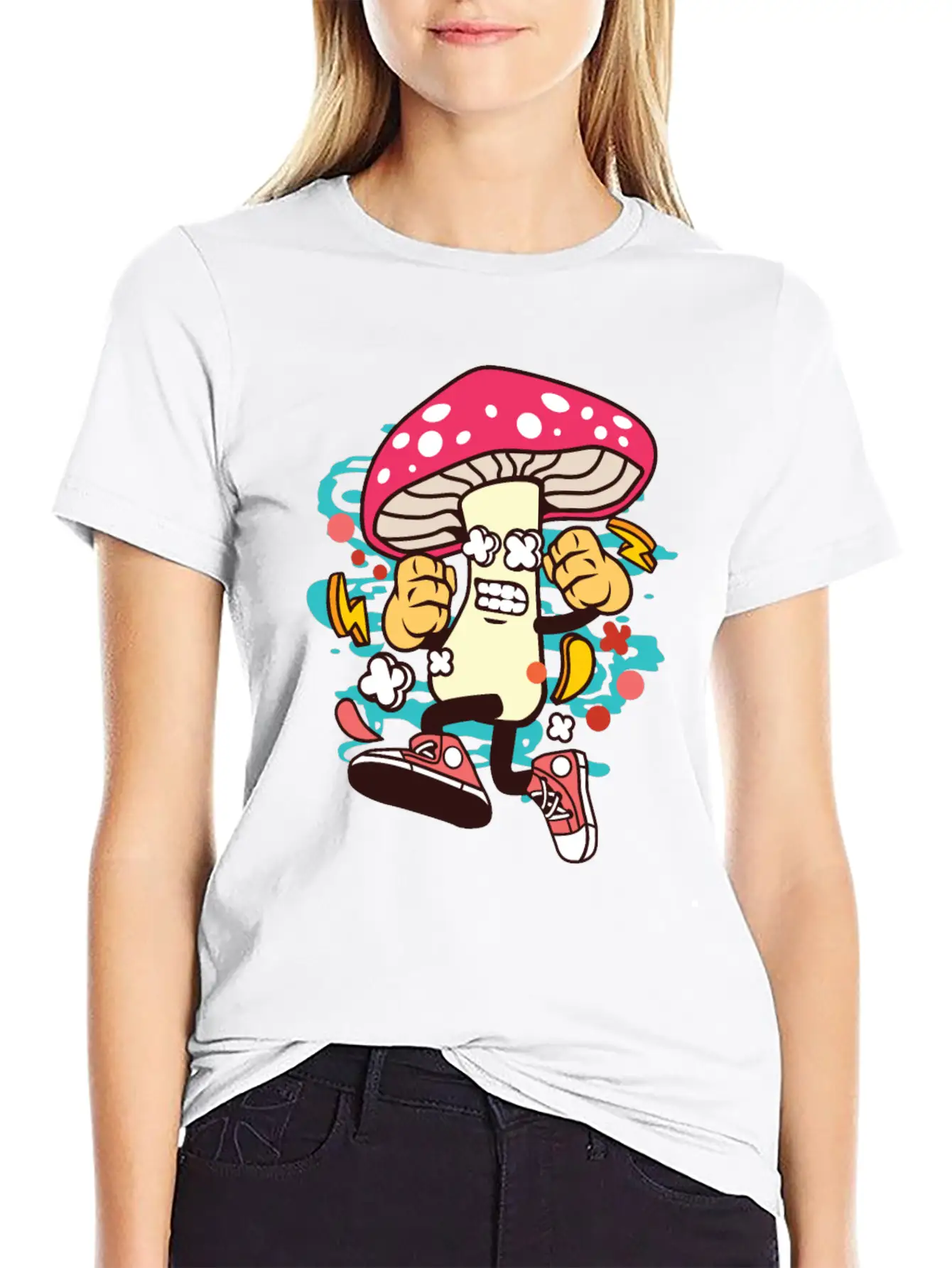 Mushroom Soft Cotton Short Sleeve Tee ¨C Unisex Wardrobe Staple