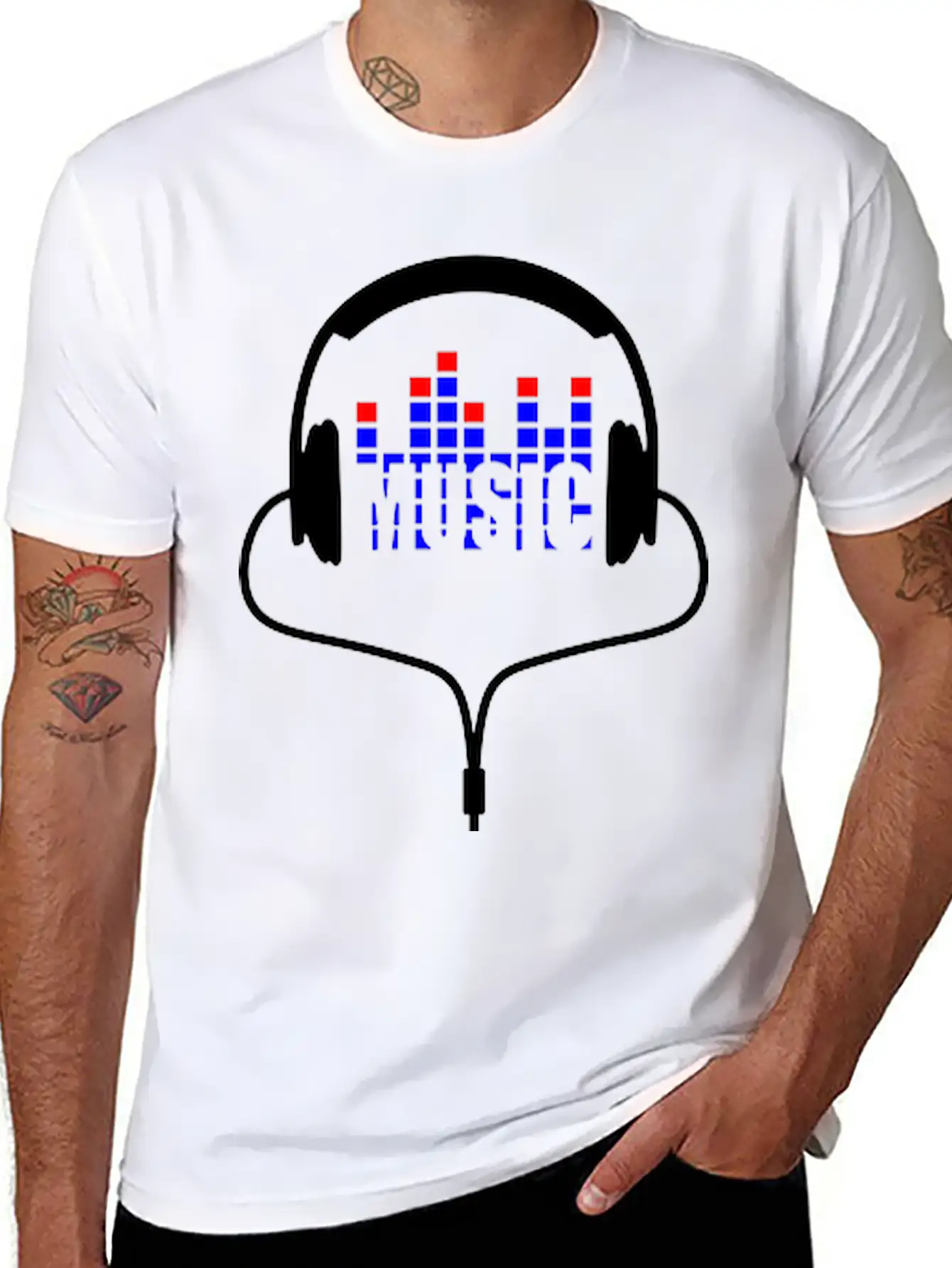 Music 2 Essential Cotton Tee For Daily Outfits ¨C Unisex Style