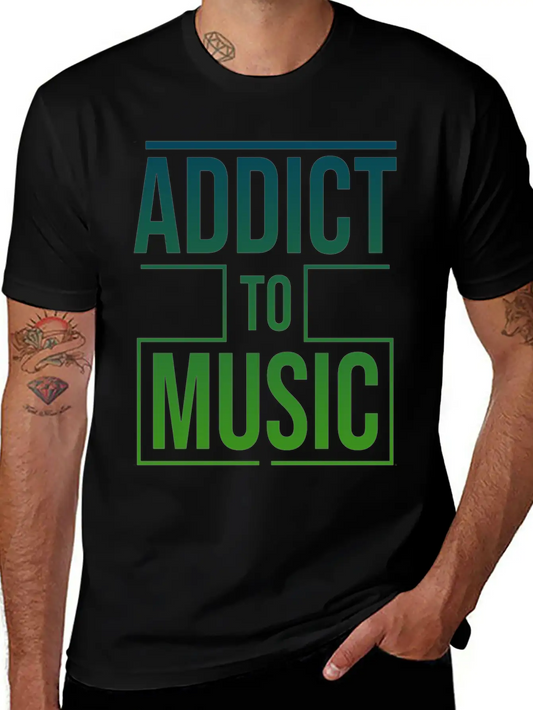 Music Addict DJ Rave Electro Techno Soft Cotton Short Sleeve Tee ¨C Unisex Wardrobe Staple