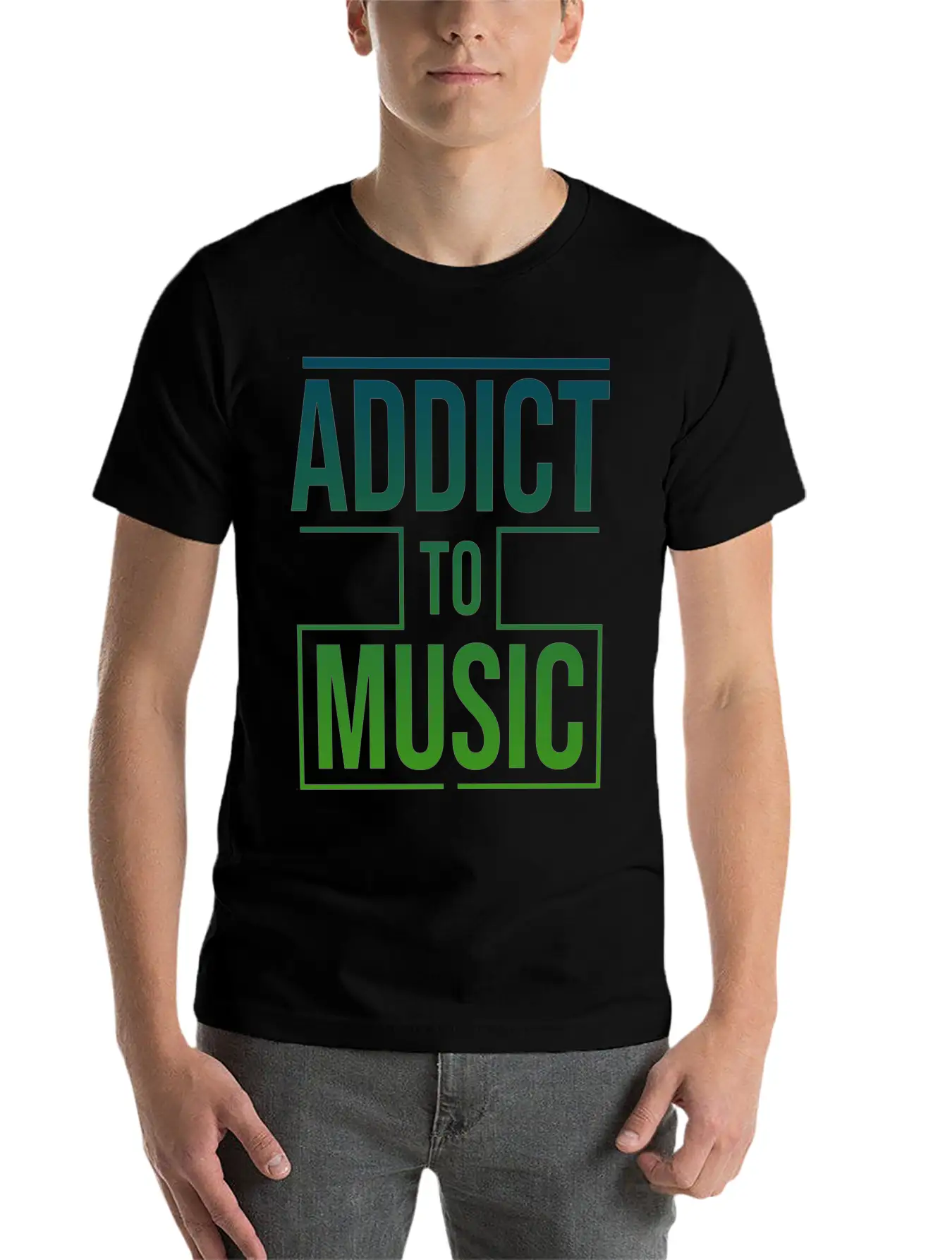 Music Addict DJ Rave Electro Techno Soft Cotton Short Sleeve Tee ¨C Unisex Wardrobe Staple