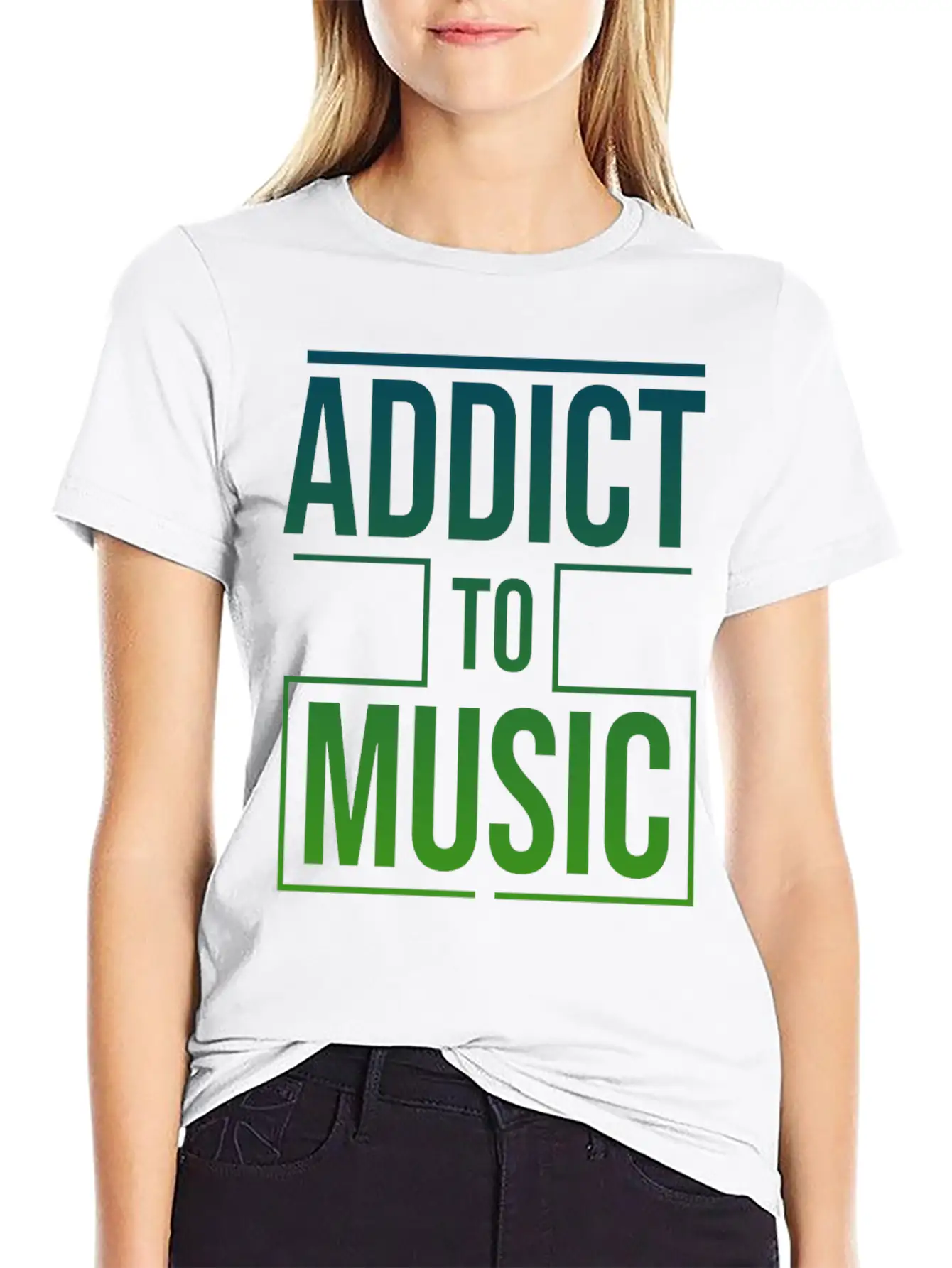 Music Addict DJ Rave Electro Techno Soft Cotton Short Sleeve Tee ¨C Unisex Wardrobe Staple