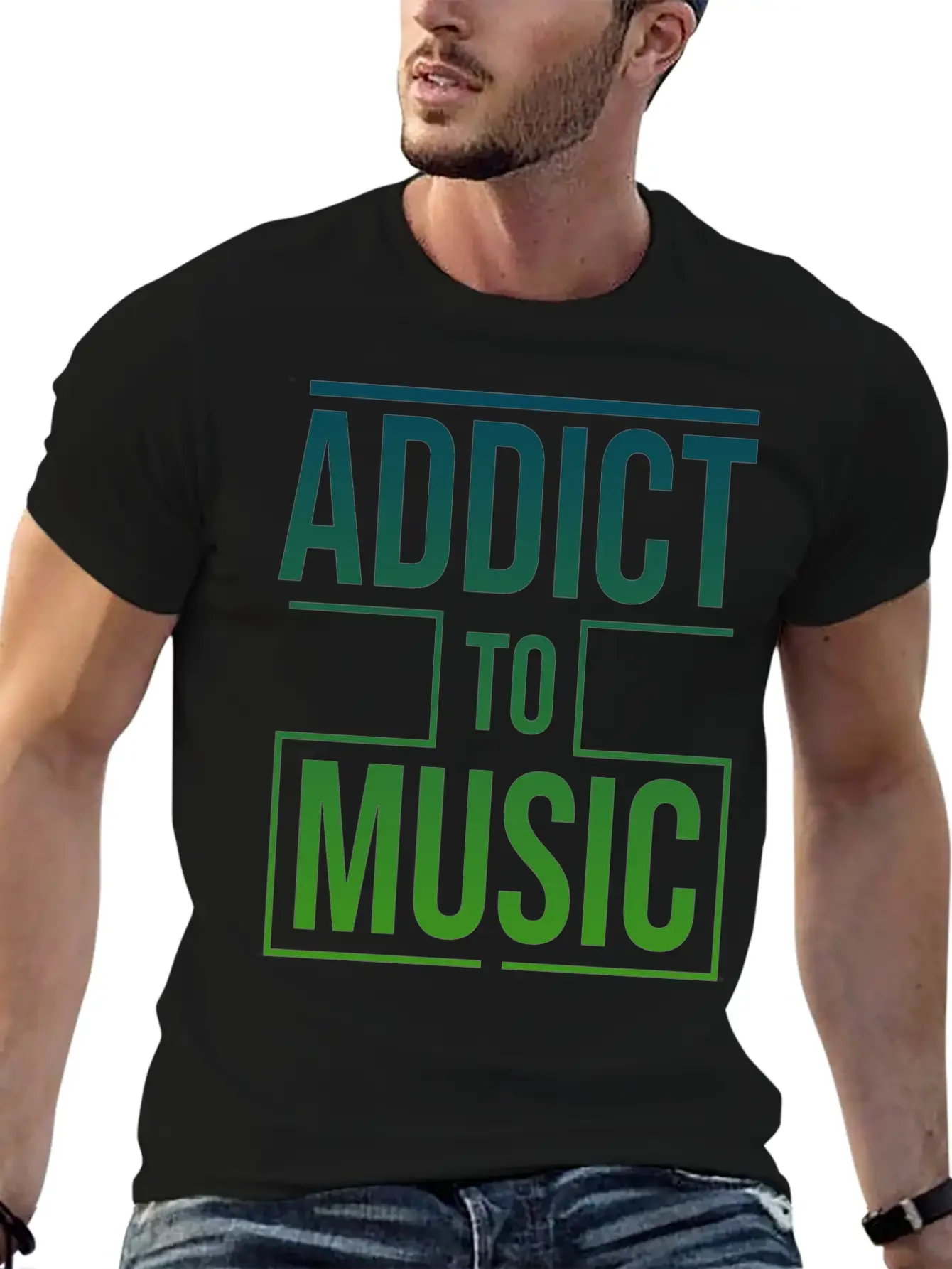 Music Addict DJ Rave Electro Techno Soft Cotton Short Sleeve Tee ¨C Unisex Wardrobe Staple