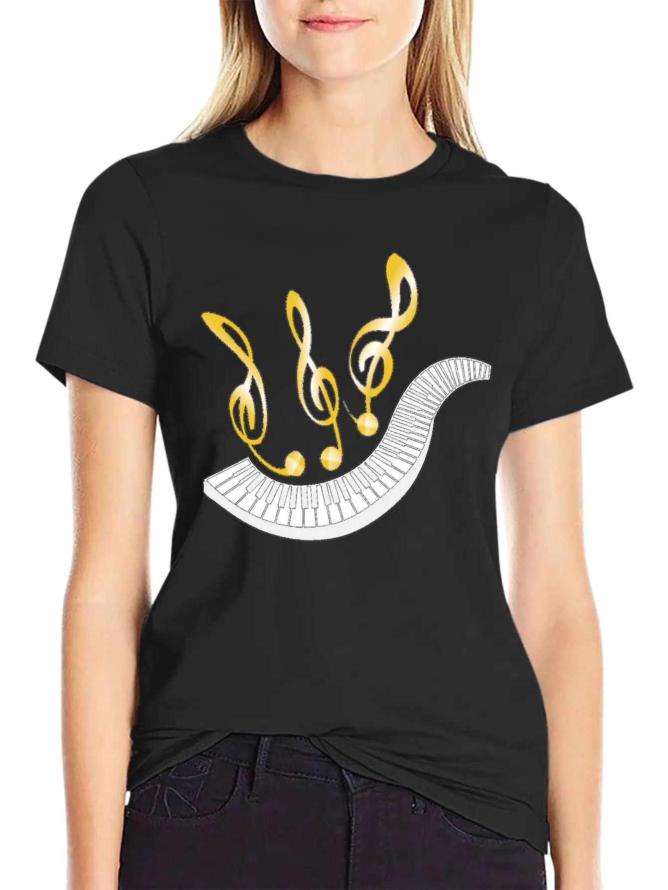 Music Essential Cotton Tee For Daily Outfits ¨C Unisex Style