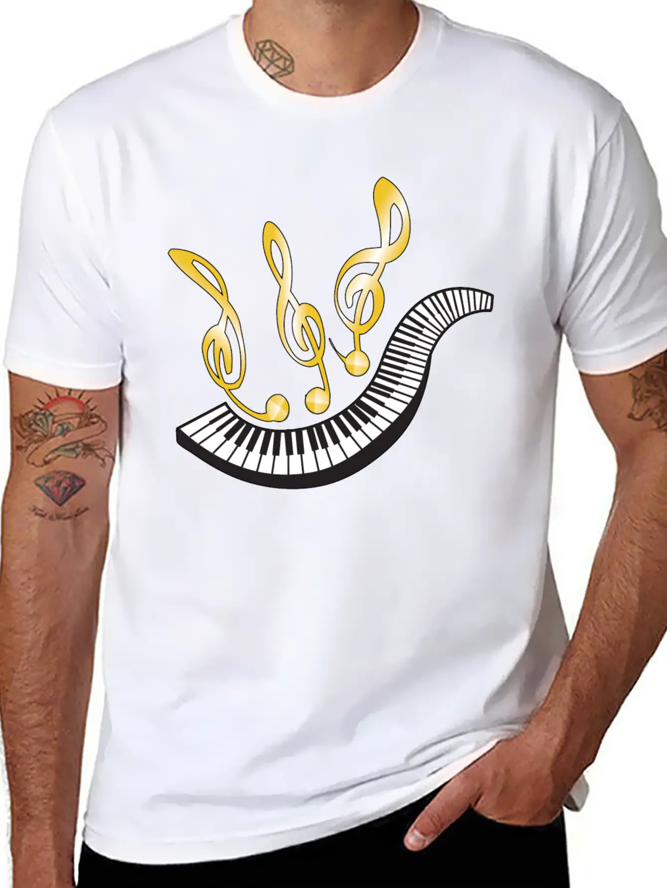 Music Essential Cotton Tee For Daily Outfits ¨C Unisex Style