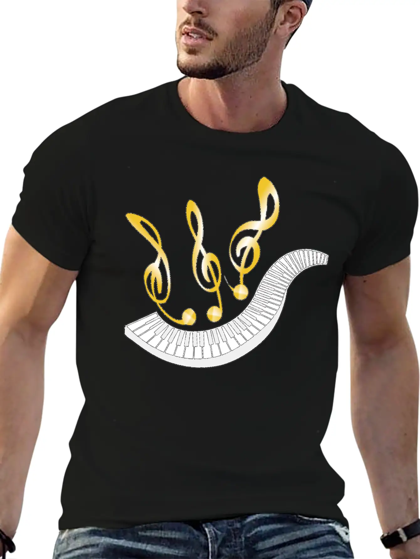 Music Essential Cotton Tee For Daily Outfits ¨C Unisex Style