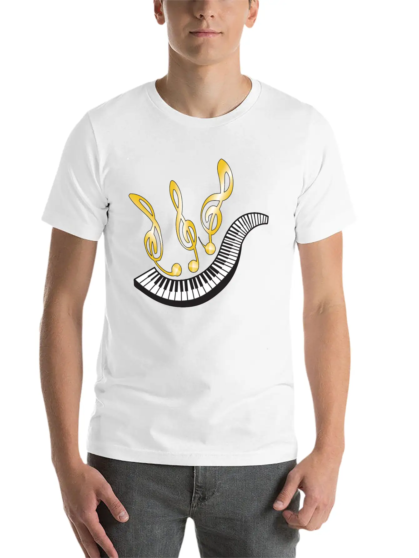 Music Essential Cotton Tee For Daily Outfits ¨C Unisex Style