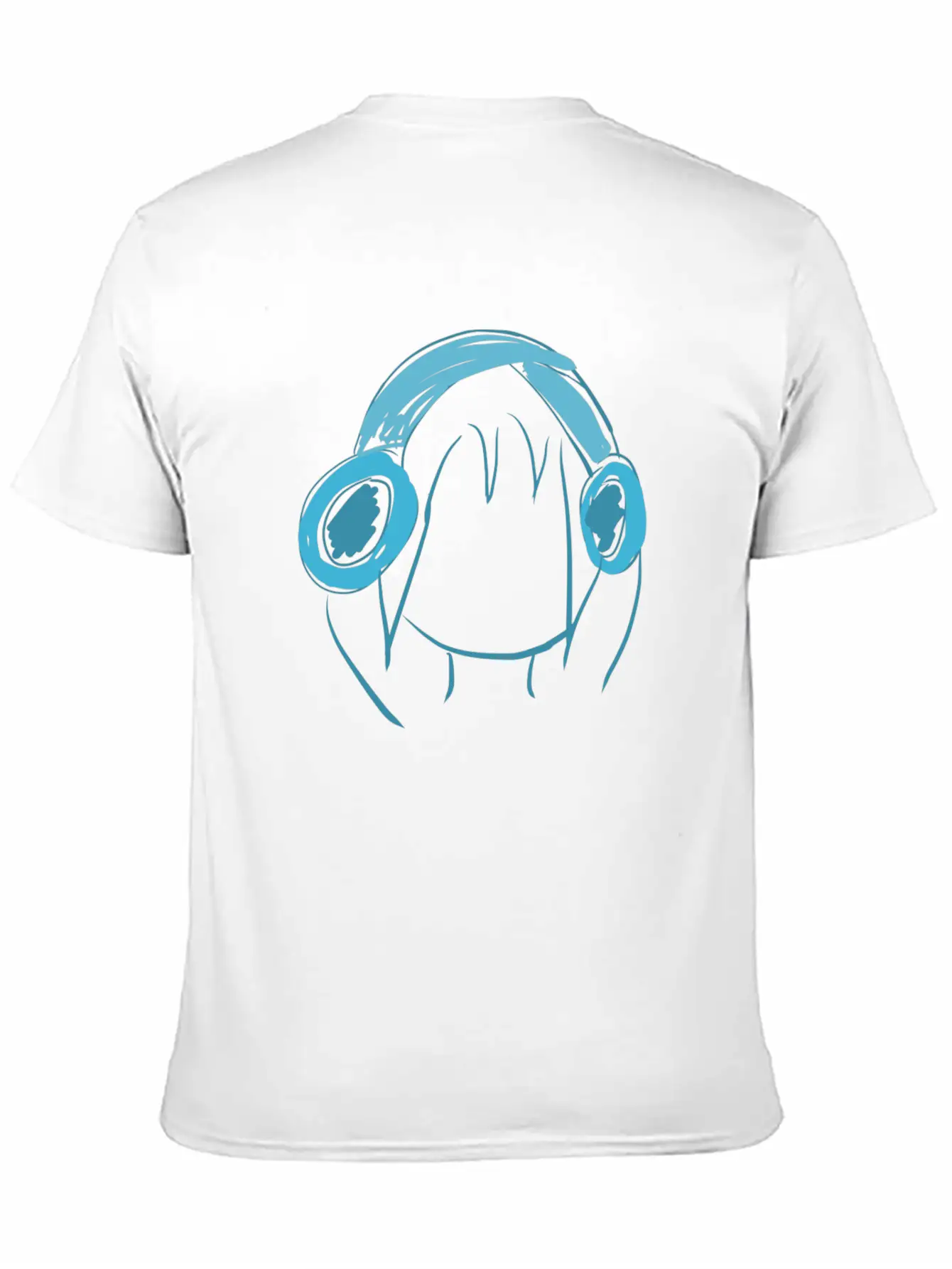 Music Head Icon Essential Cotton Tee For Daily Outfits ¨C Unisex Style